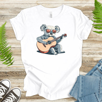 Retro Koala Guitar T-Shirt - TShirtree