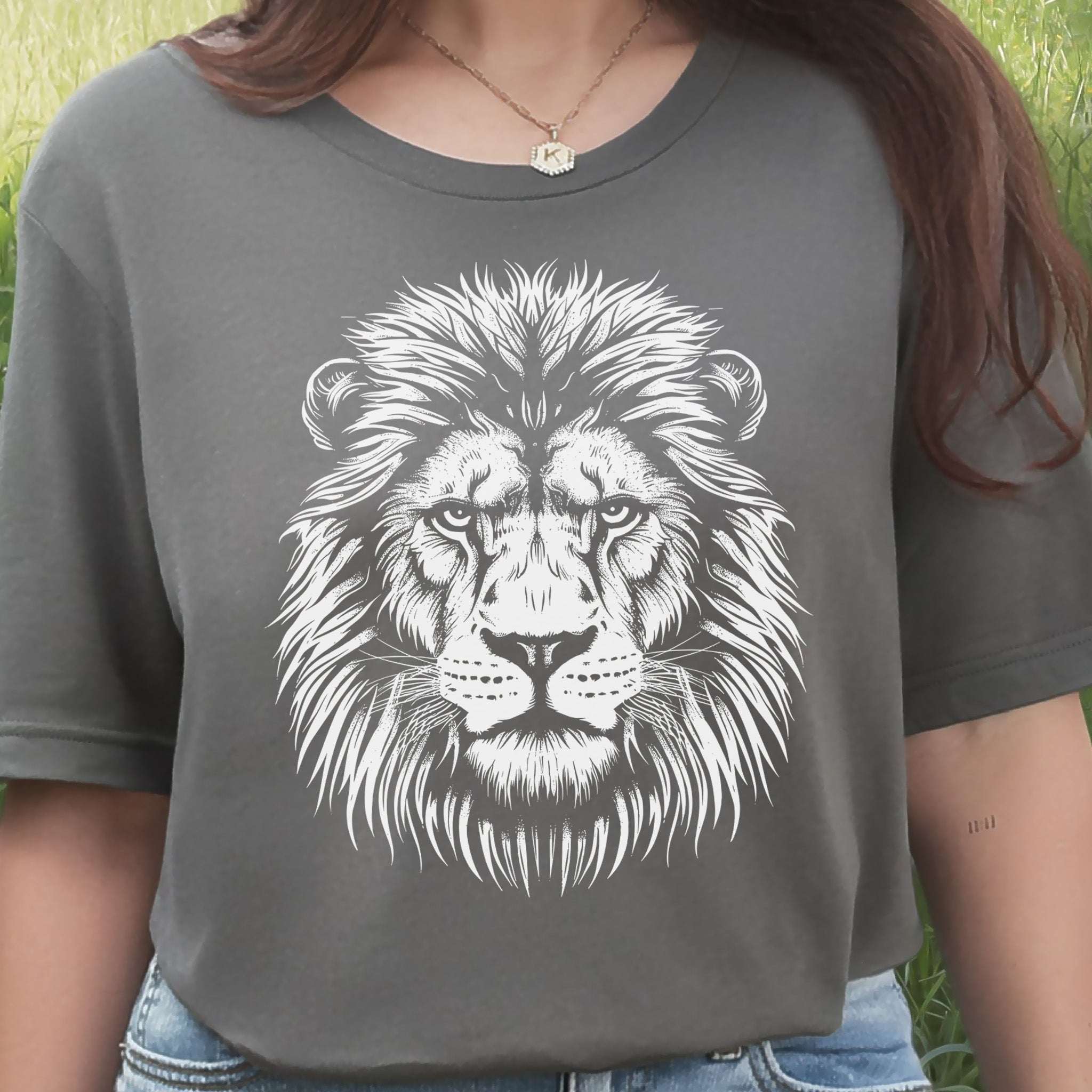 Lion Face T-Shirt – King of the Jungle Tee