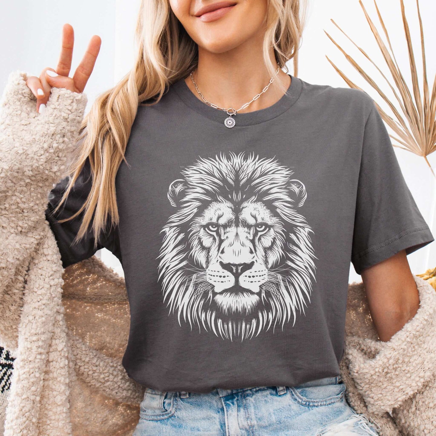 Lion Face T-Shirt – King of the Jungle Tee