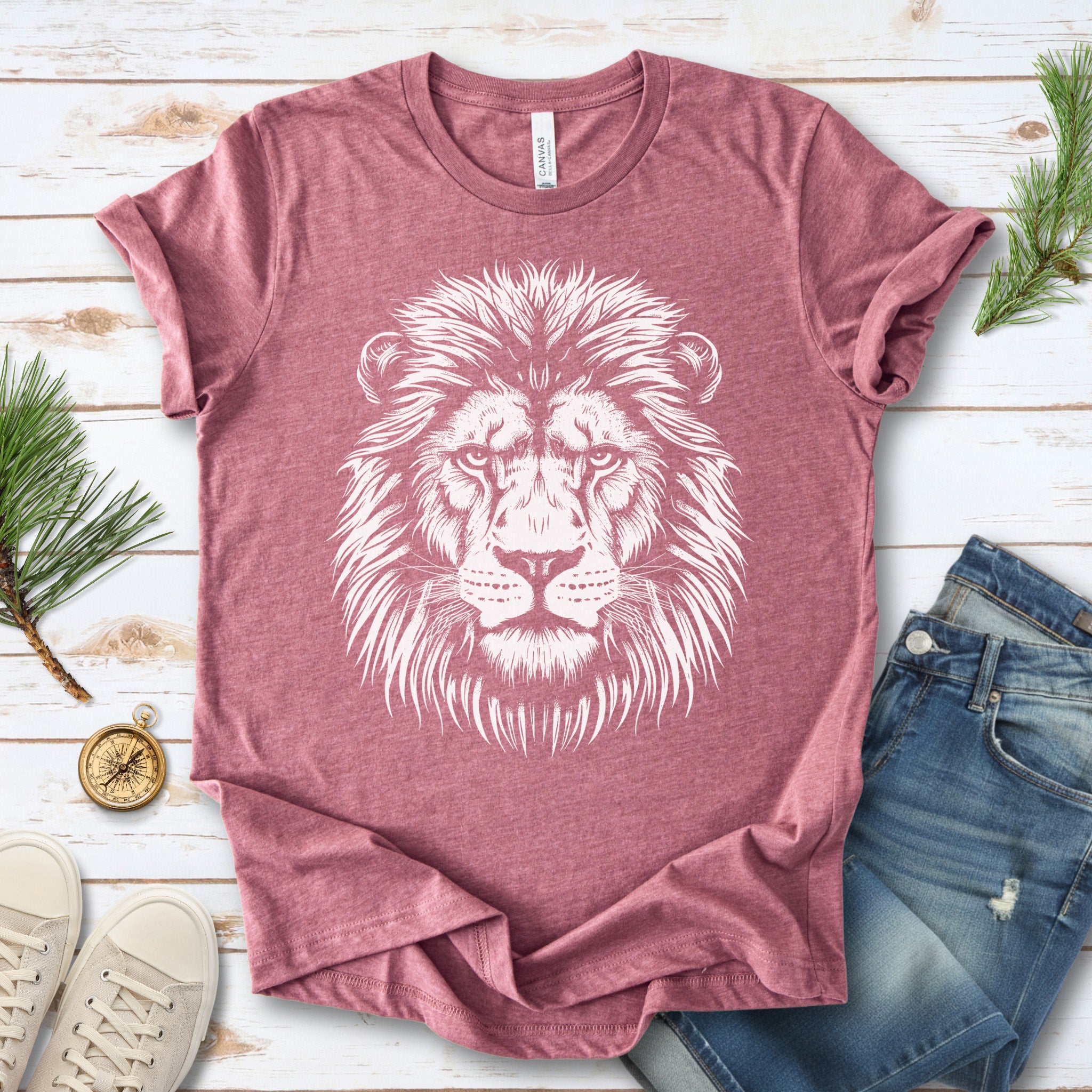 Lion Face T-Shirt – King of the Jungle Tee