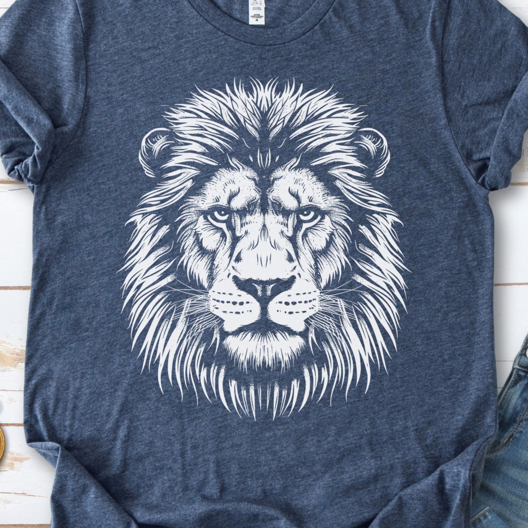 Lion Face T-Shirt – King of the Jungle Tee
