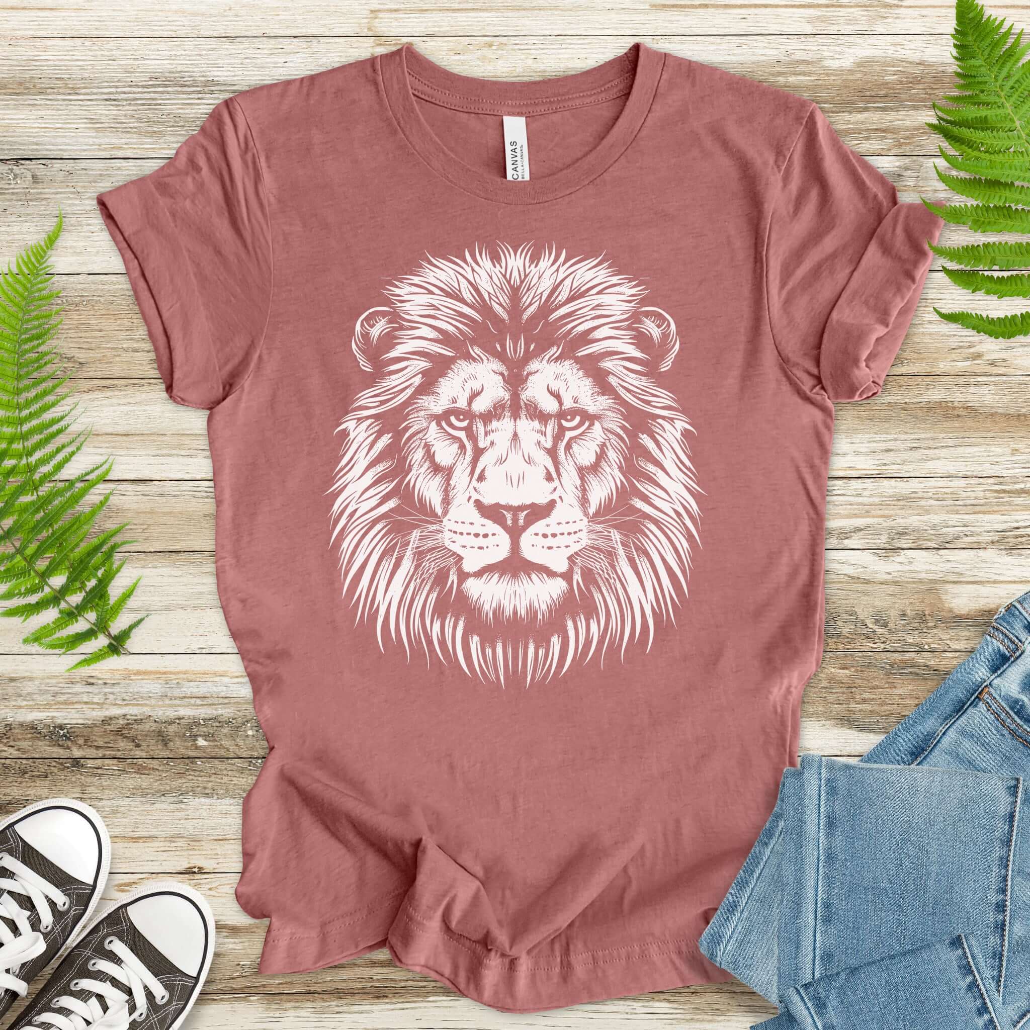 Lion Face T-Shirt – King of the Jungle Tee