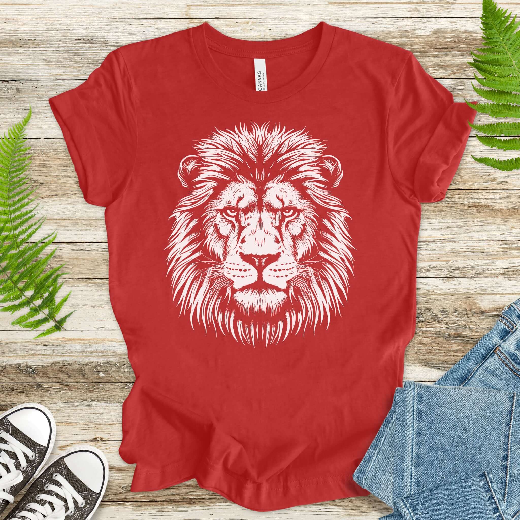 Lion Face T-Shirt – King of the Jungle Tee