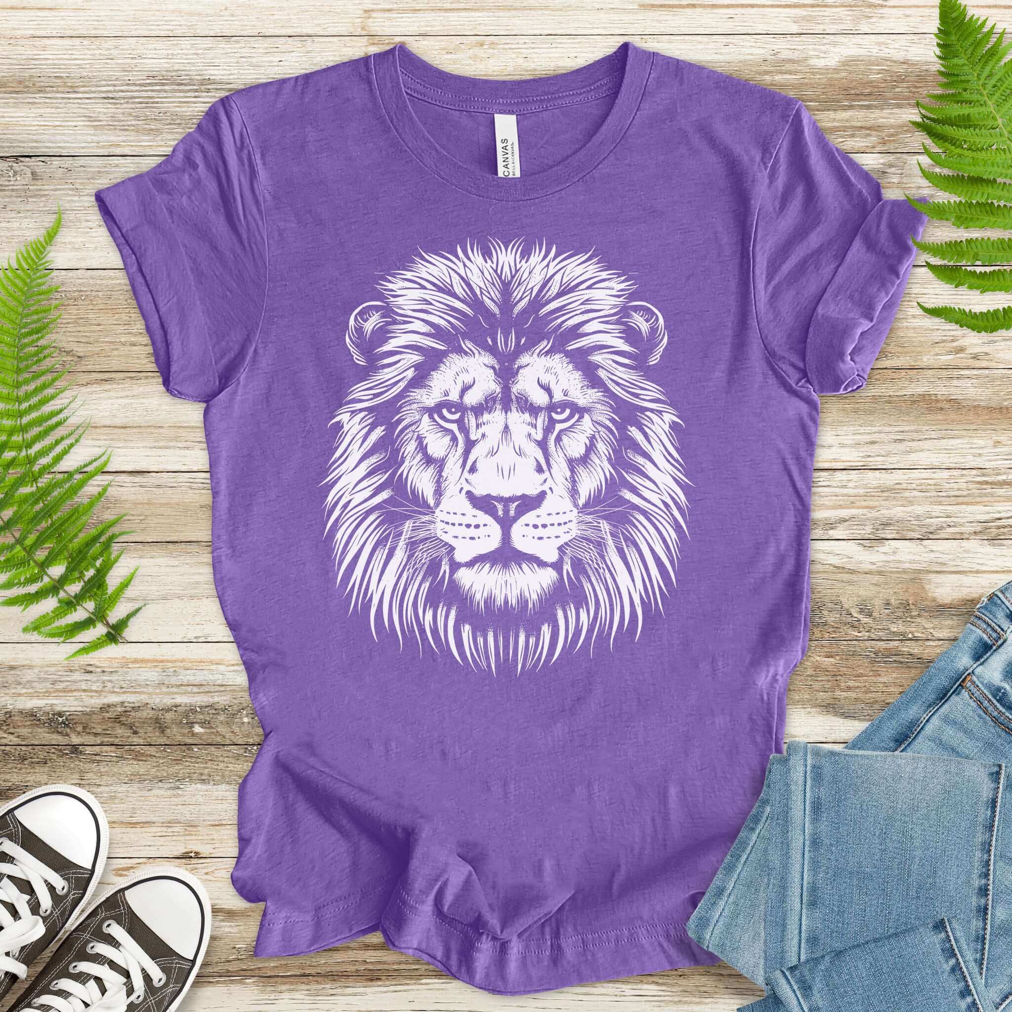 Lion Face T-Shirt – King of the Jungle Tee