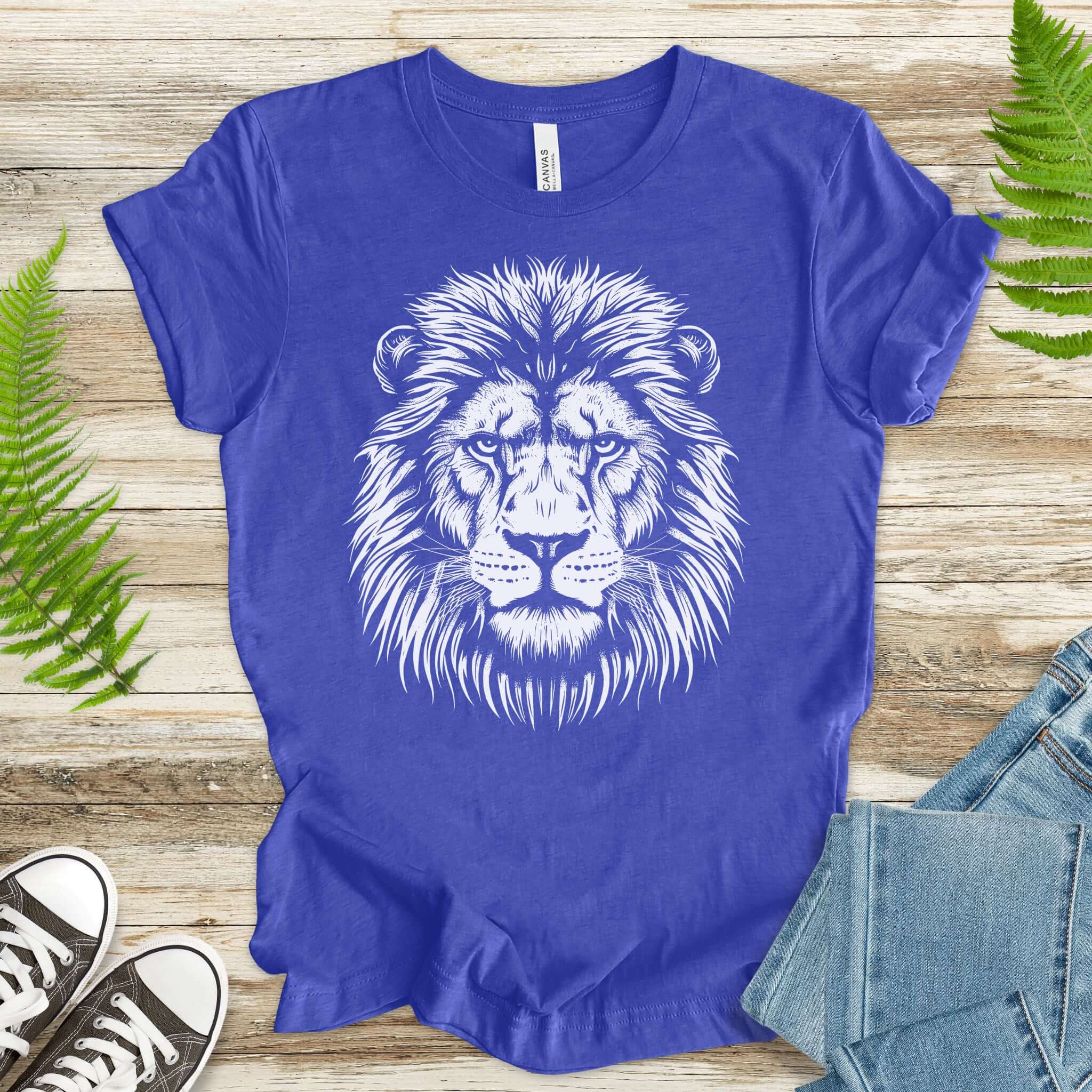 Lion Face T-Shirt – King of the Jungle Tee