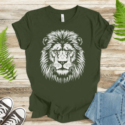 Lion Face T-Shirt – King of the Jungle Tee