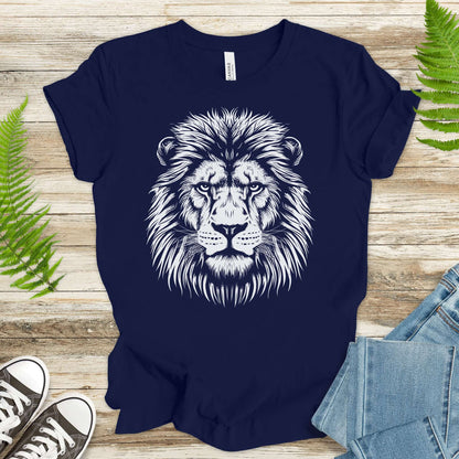 Lion Face T-Shirt – King of the Jungle Tee