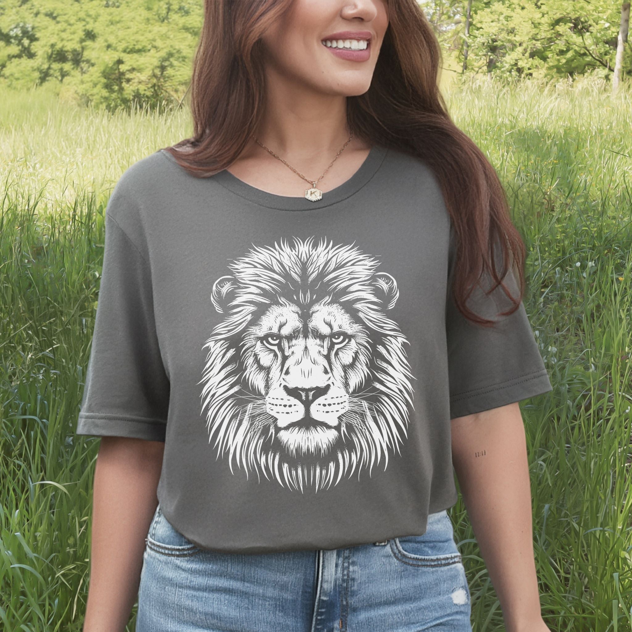 Lion Face T-Shirt – King of the Jungle Tee