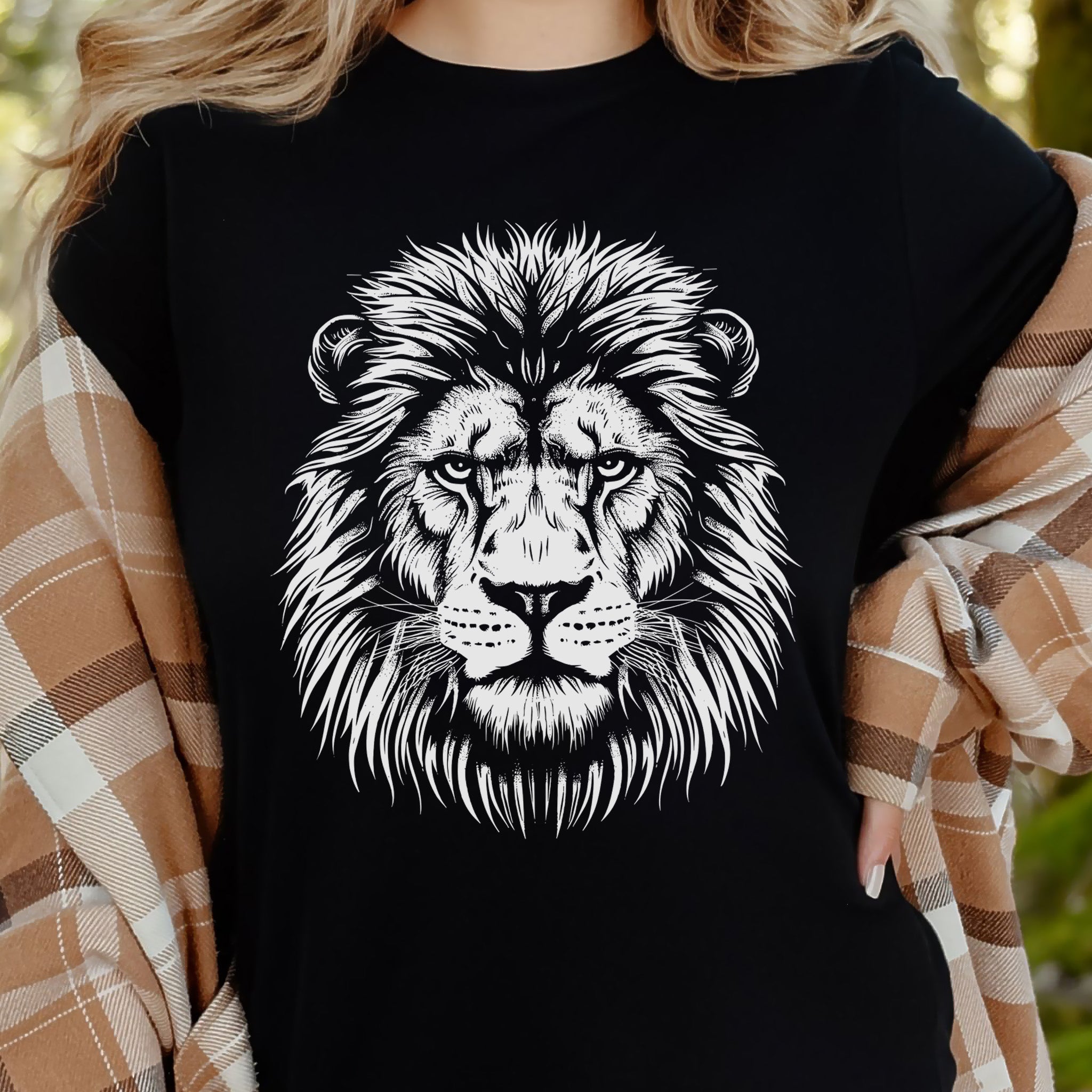 Lion Face T-Shirt – King of the Jungle Tee