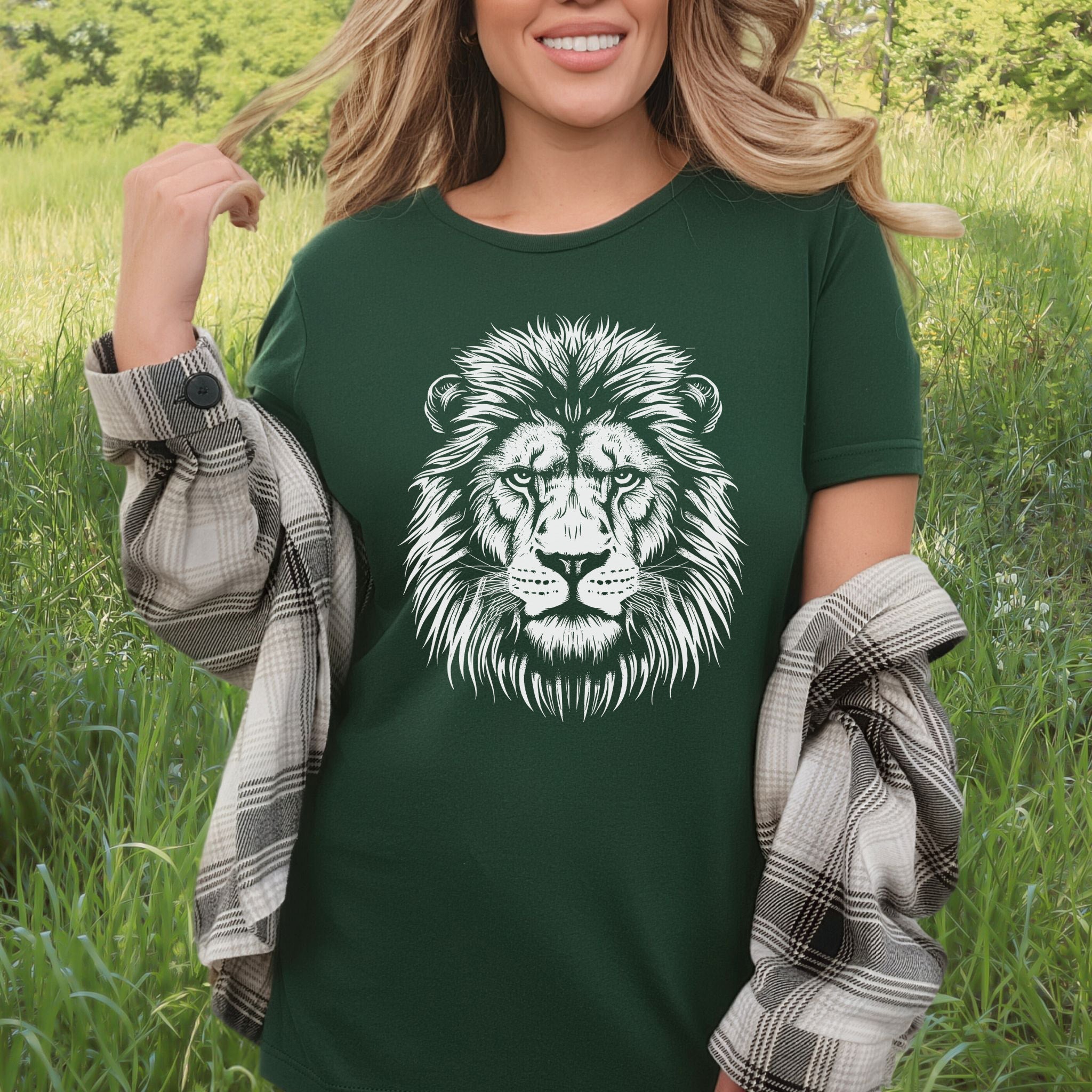 Lion Face T-Shirt – King of the Jungle Tee