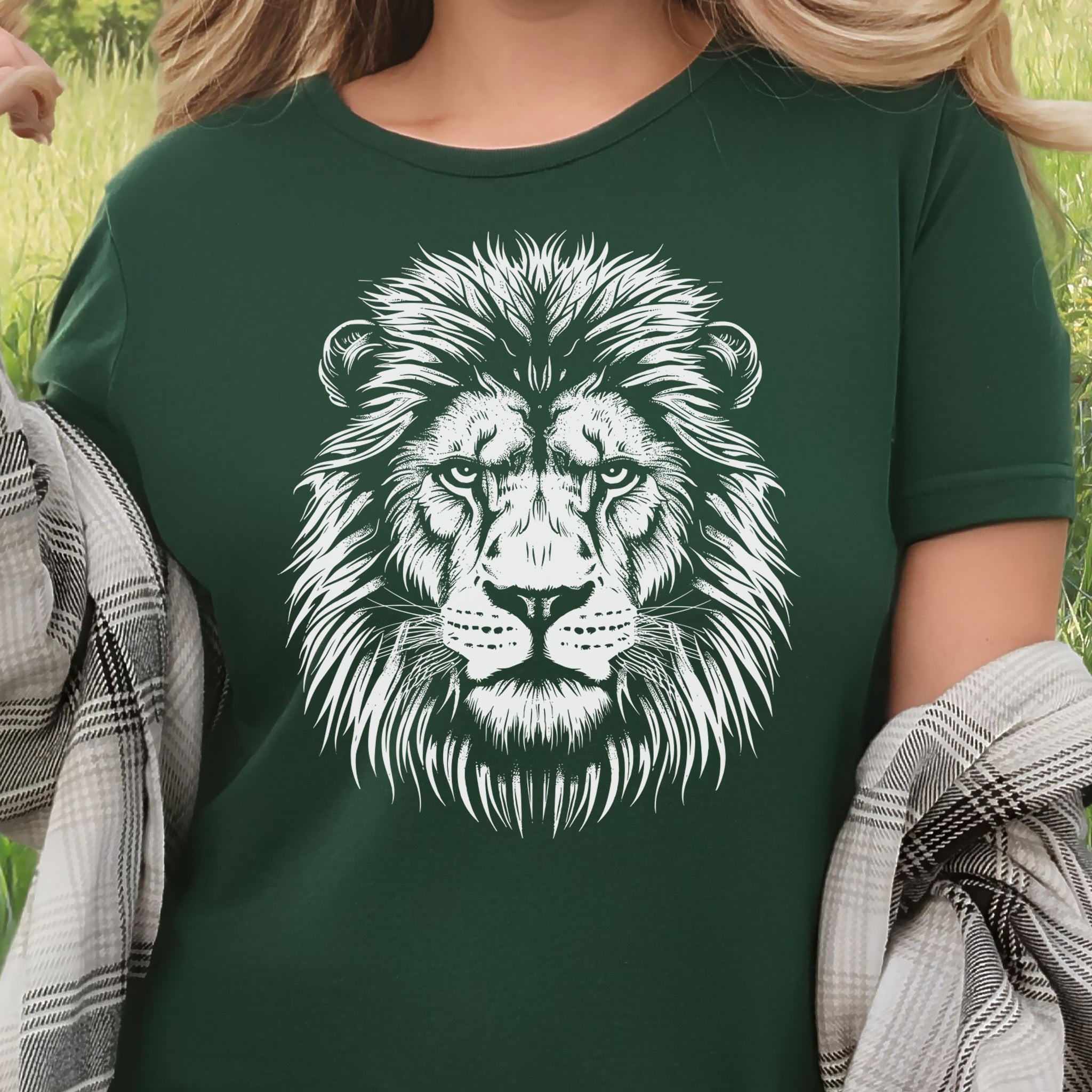 Lion Face T-Shirt – King of the Jungle Tee