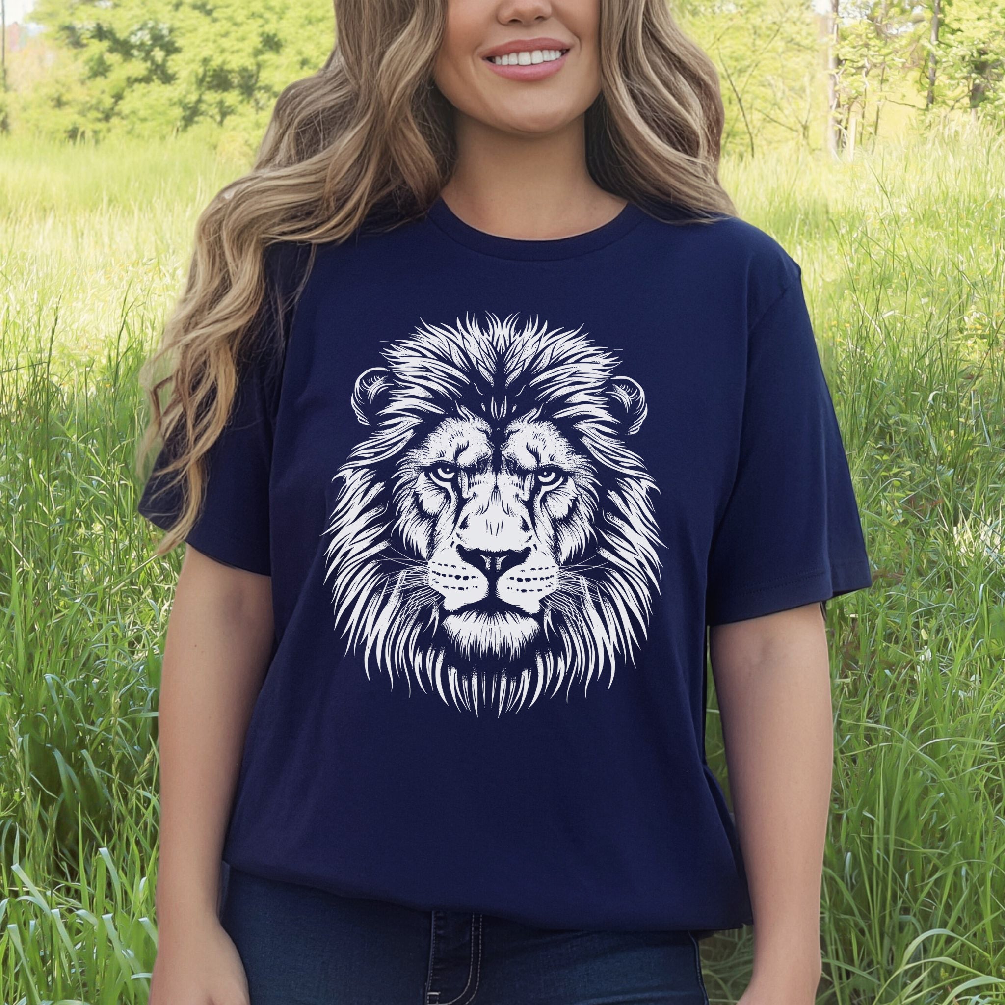 Lion Face T-Shirt – King of the Jungle Tee