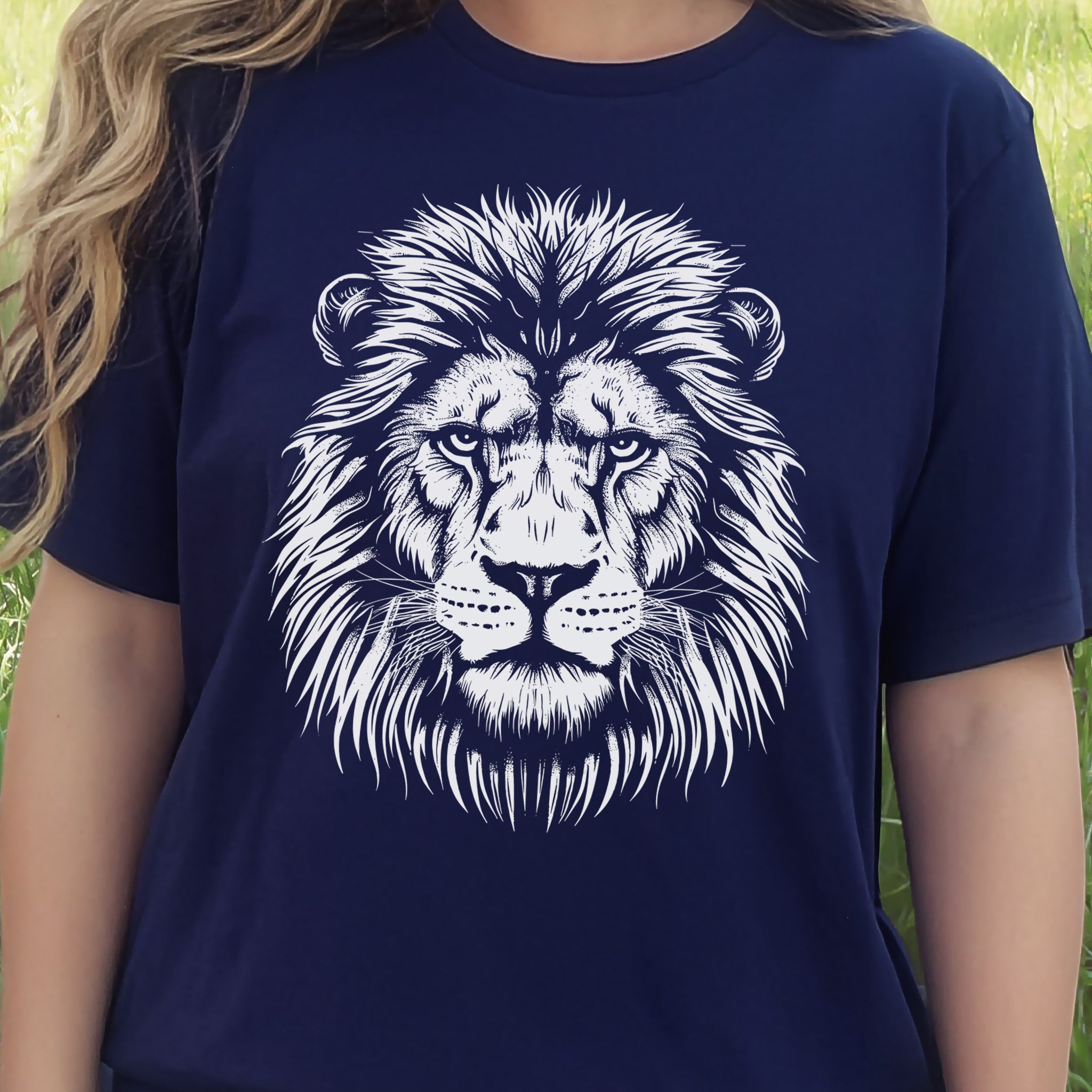 Lion Face T-Shirt – King of the Jungle Tee