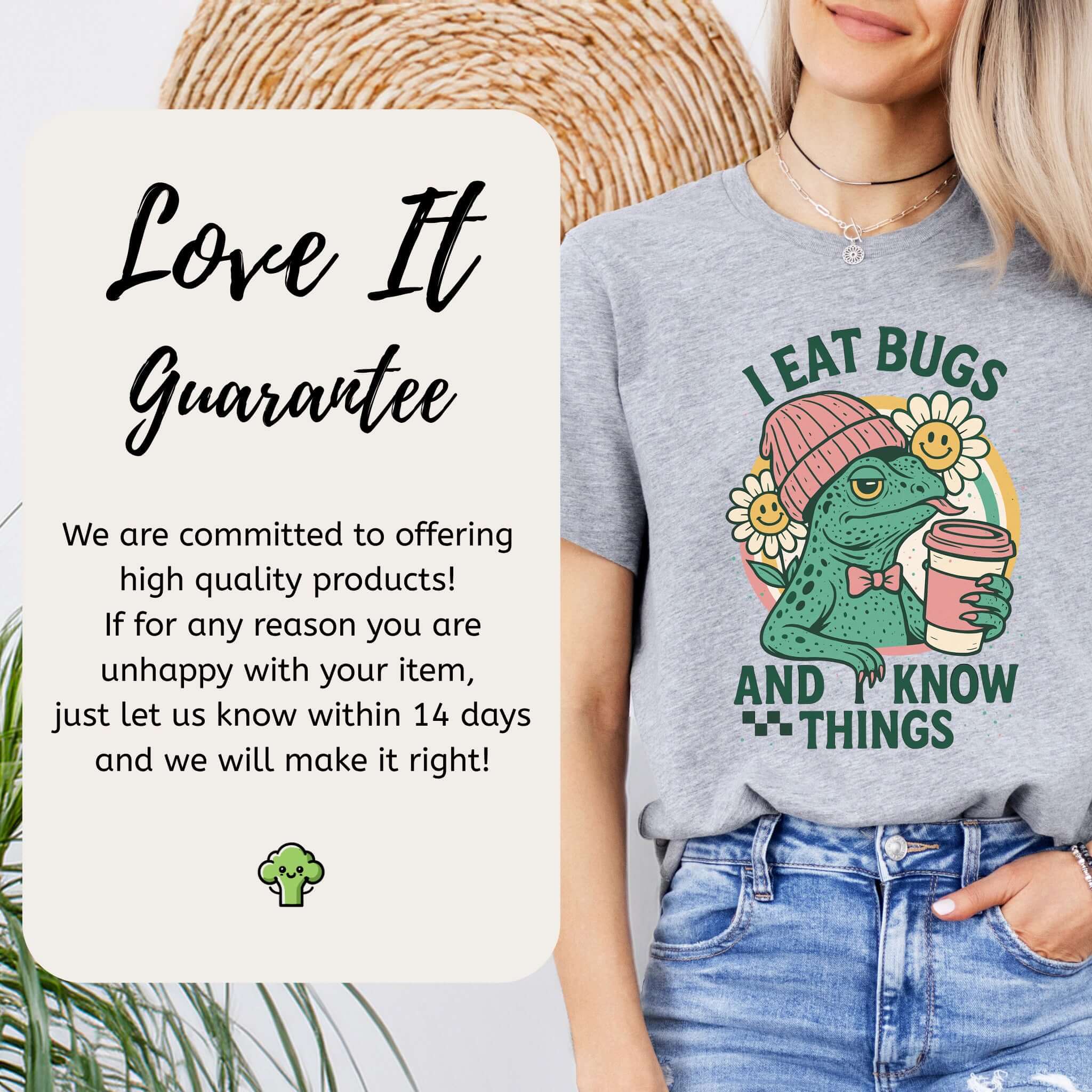 Lizard I Eat Bugs and I Know Things Sassy T-Shirt