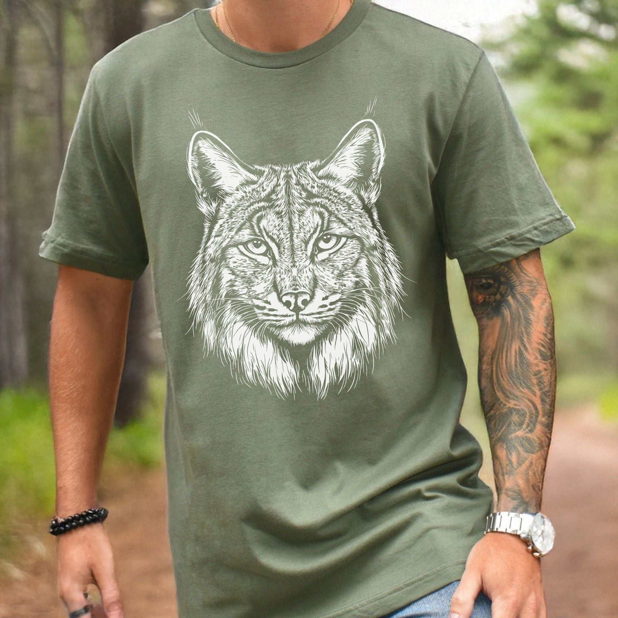 Lynx Spirit Animal Wildlife T-Shirt – Mystical Wild Soul