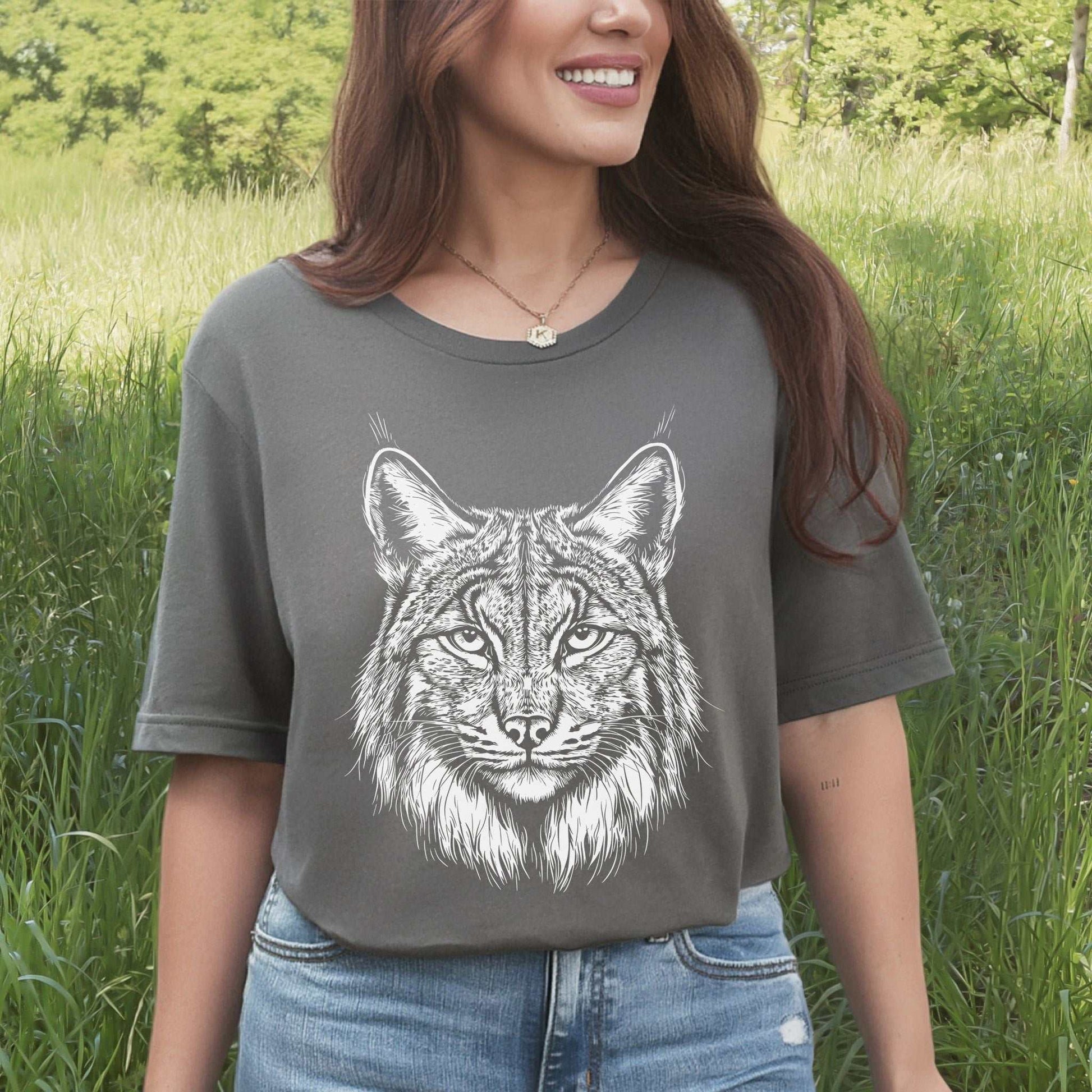 Lynx Spirit Animal Wildlife T-Shirt – Mystical Wild Soul