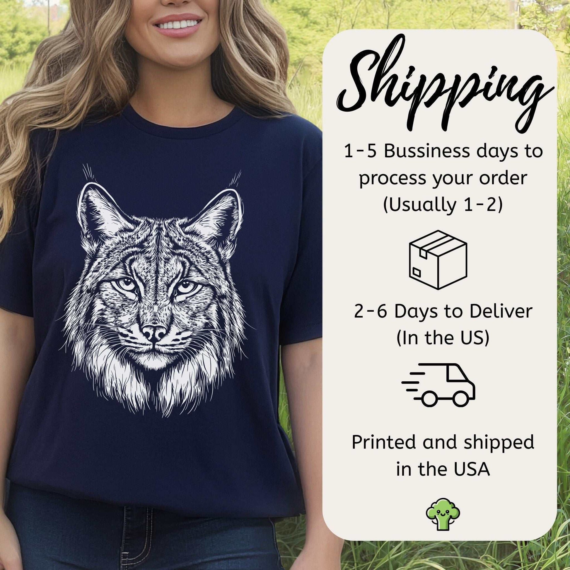 Lynx Spirit Animal Wildlife T-Shirt – Mystical Wild Soul