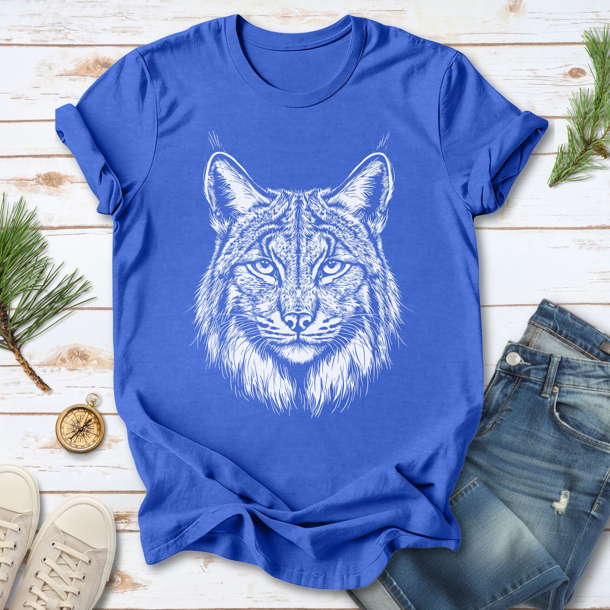 Lynx Spirit Animal Wildlife T-Shirt – Mystical Wild Soul
