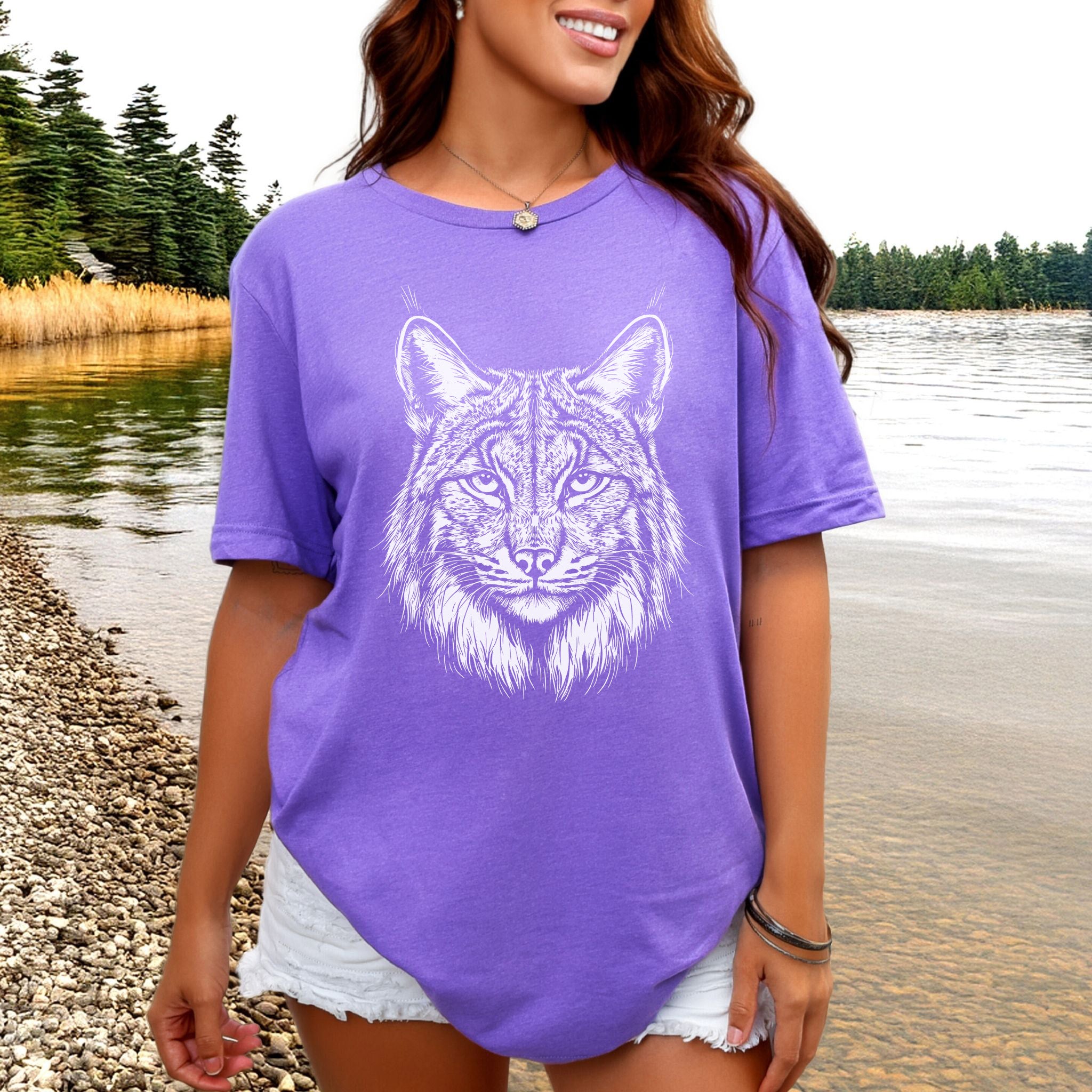 Lynx Spirit Animal Wildlife T-Shirt – Mystical Wild Soul