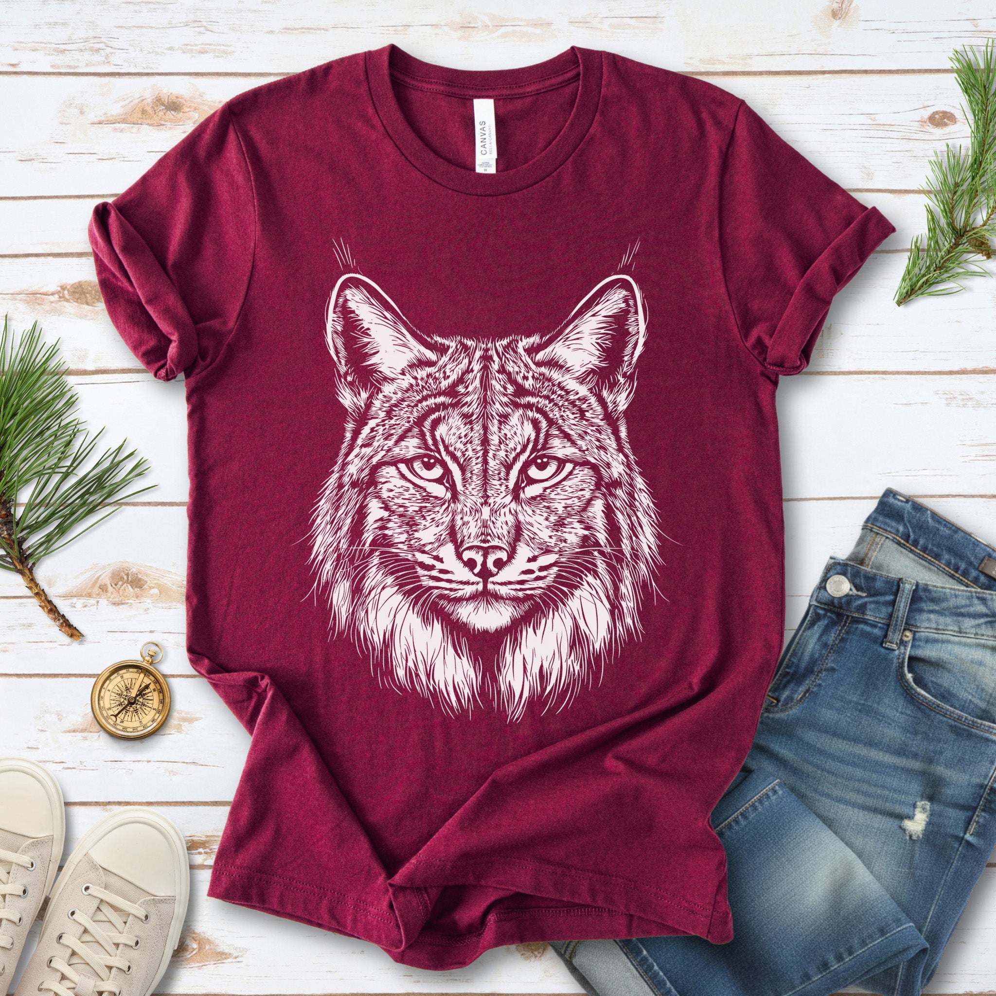 Lynx Spirit Animal Wildlife T-Shirt – Mystical Wild Soul