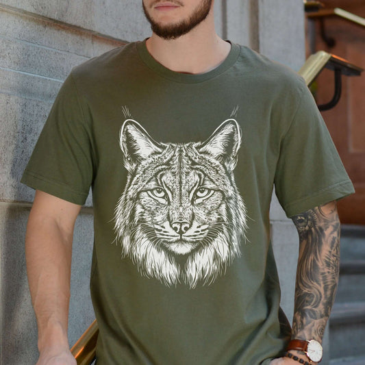Lynx Spirit Animal Wildlife T-Shirt – Mystical Wild Soul
