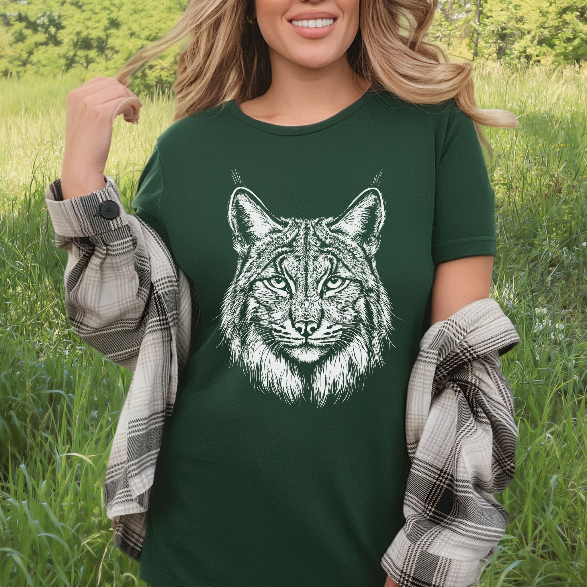 Lynx Spirit Animal Wildlife T-Shirt – Mystical Wild Soul