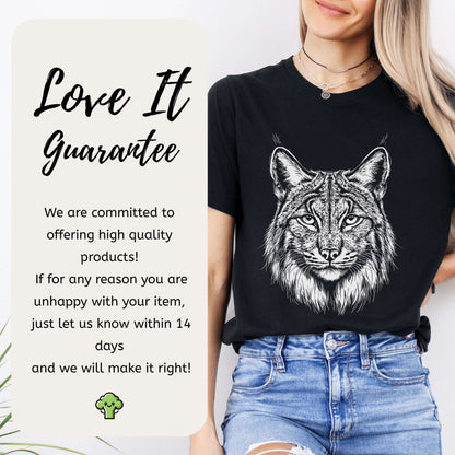 Lynx Spirit Animal Wildlife T-Shirt – Mystical Wild Soul