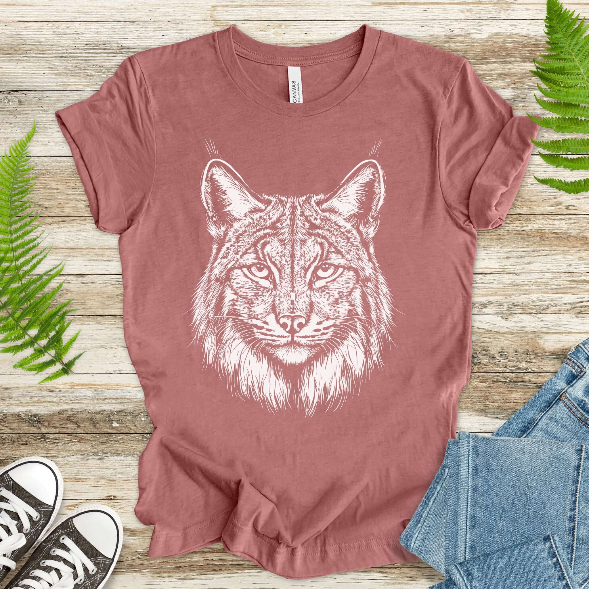 Lynx Spirit Animal Wildlife T-Shirt – Mystical Wild Soul