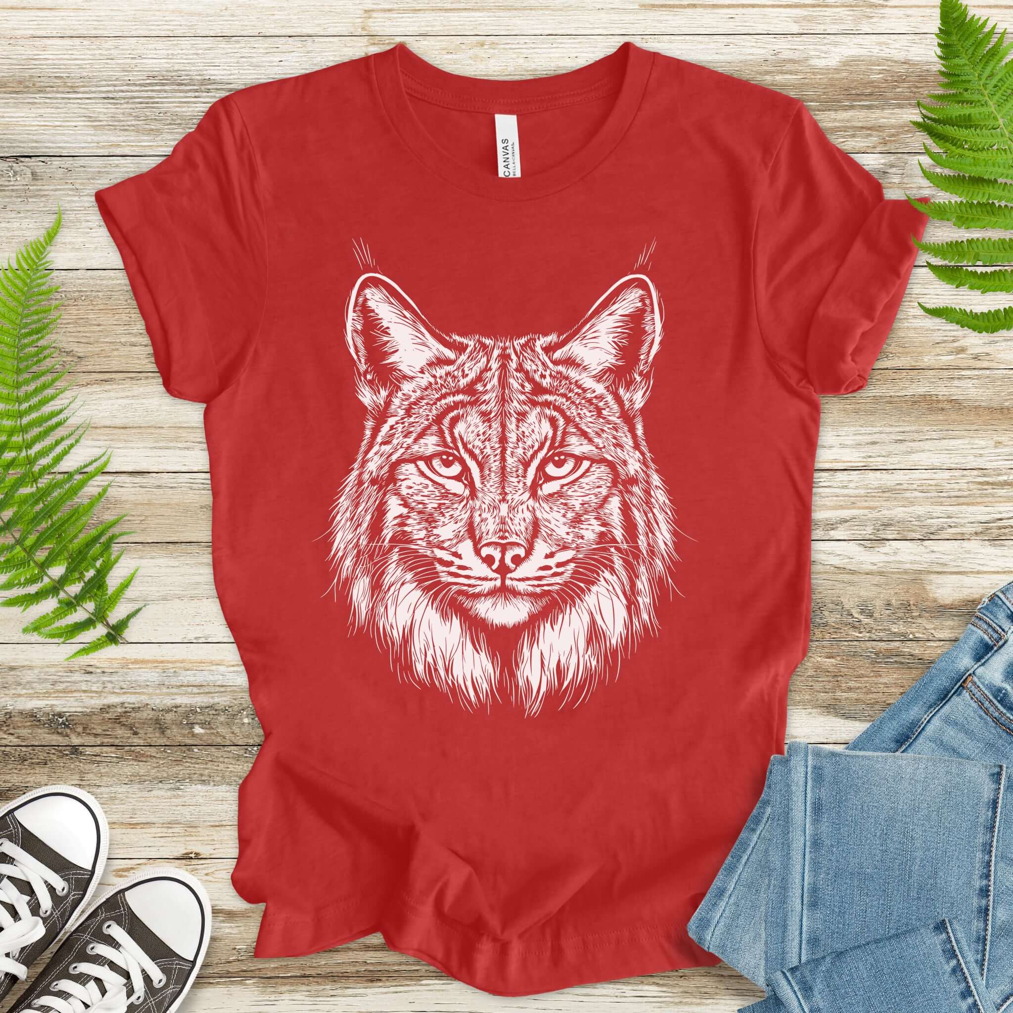 Lynx Spirit Animal Wildlife T-Shirt – Mystical Wild Soul