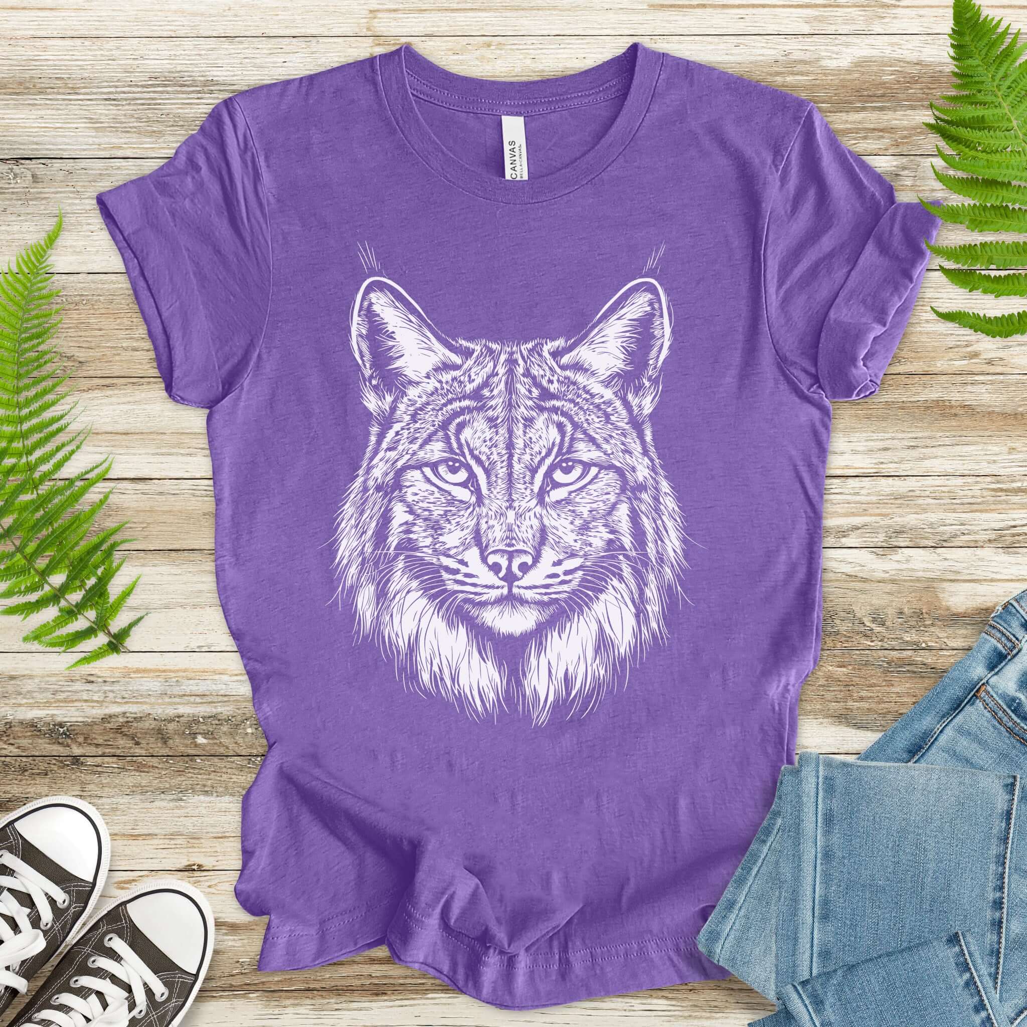 Lynx Spirit Animal Wildlife T-Shirt – Mystical Wild Soul