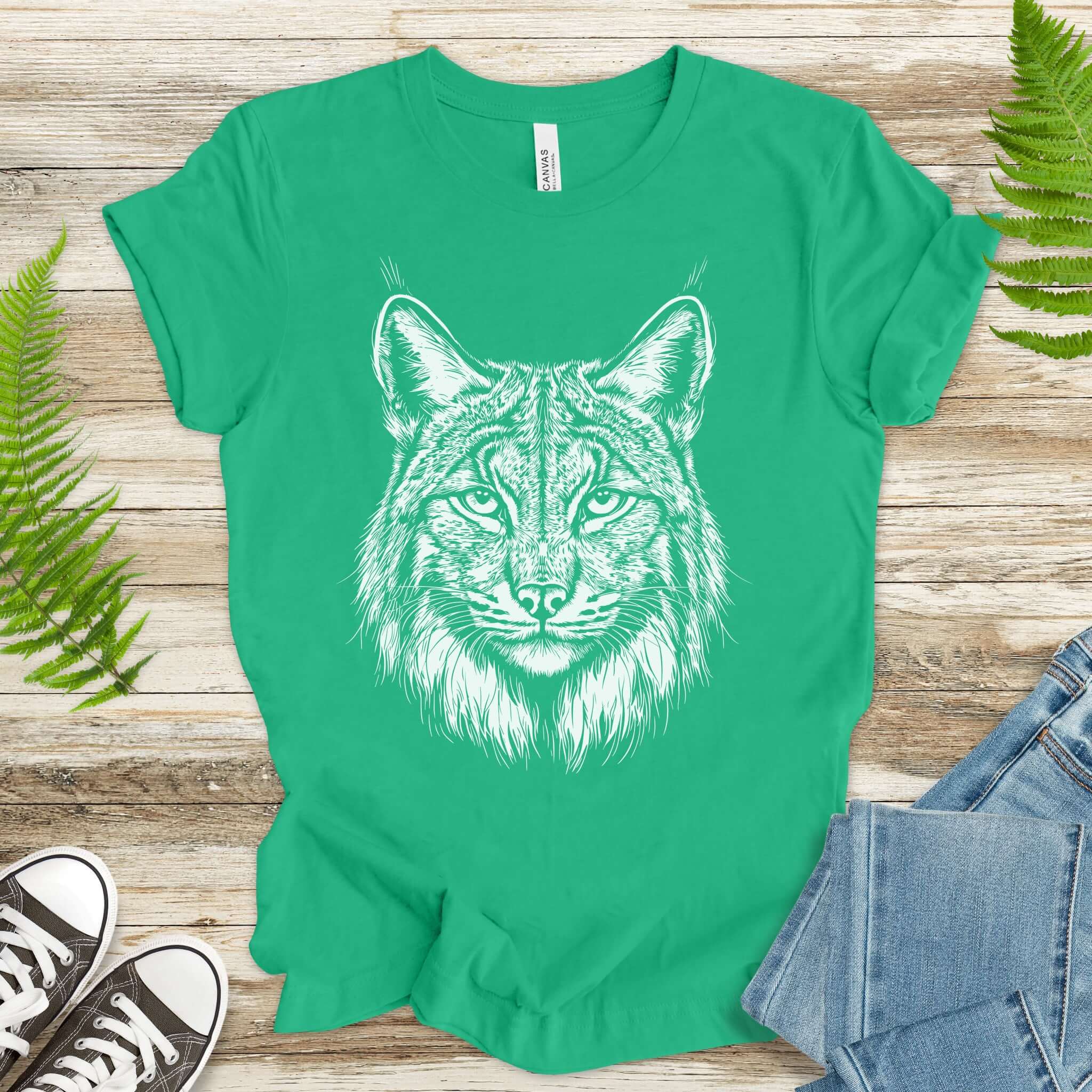 Lynx Spirit Animal Wildlife T-Shirt – Mystical Wild Soul