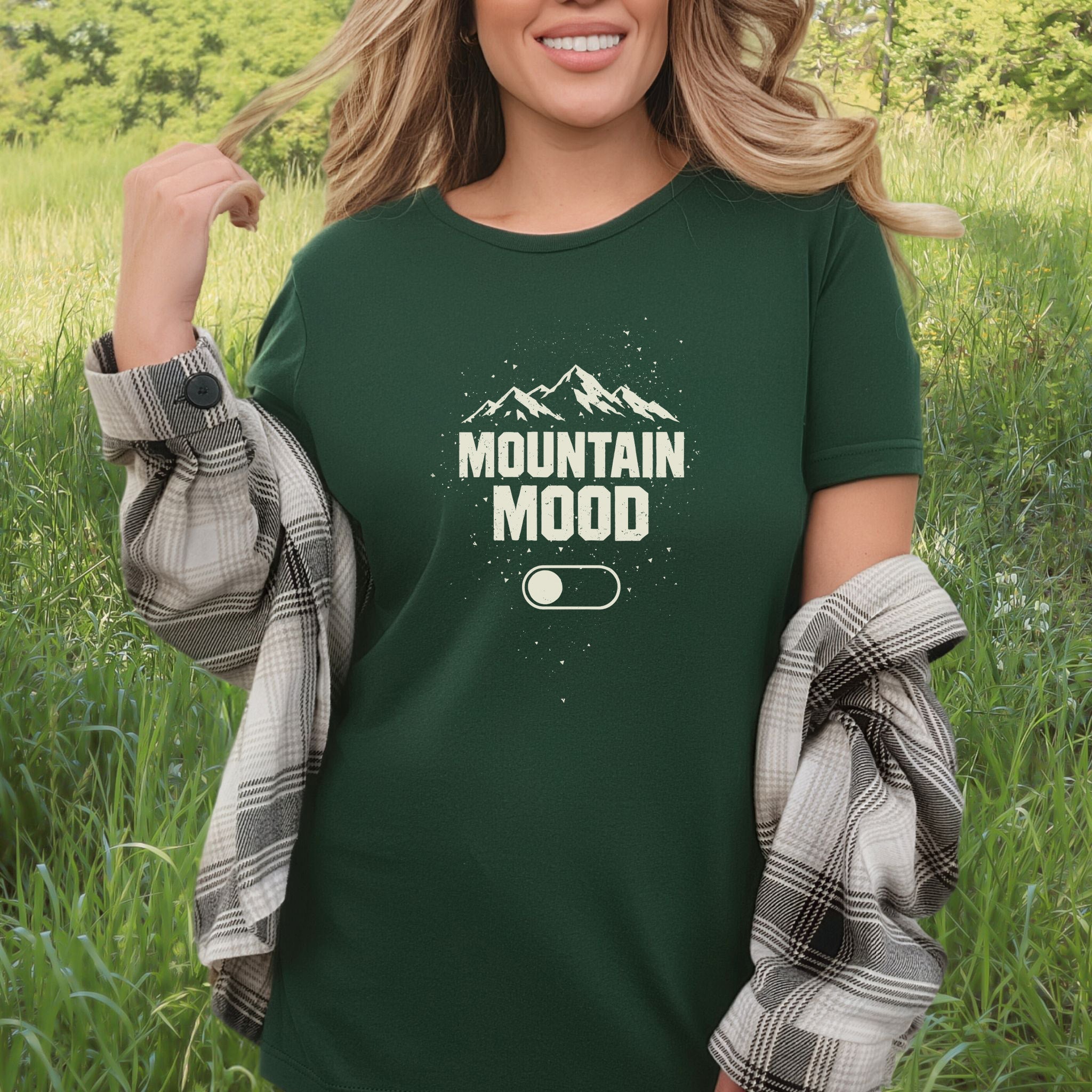 Mountain Mood Minimalist Switch-On Hiking Adventure T-Shirt