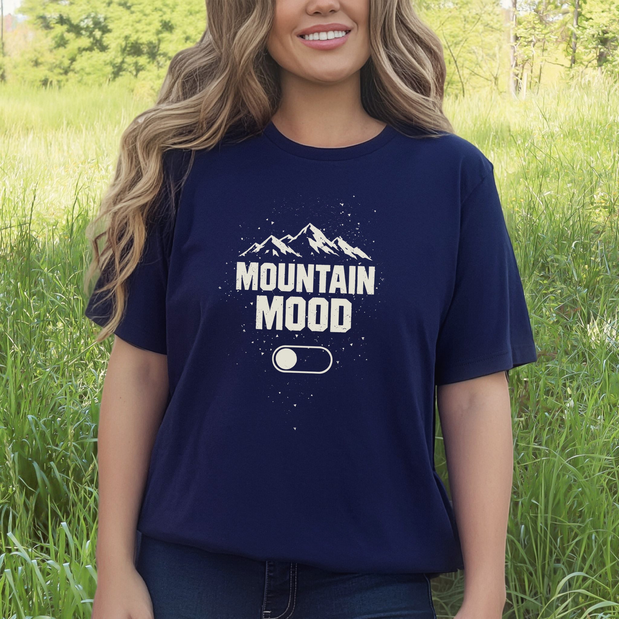 Mountain Mood Minimalist Switch-On Hiking Adventure T-Shirt