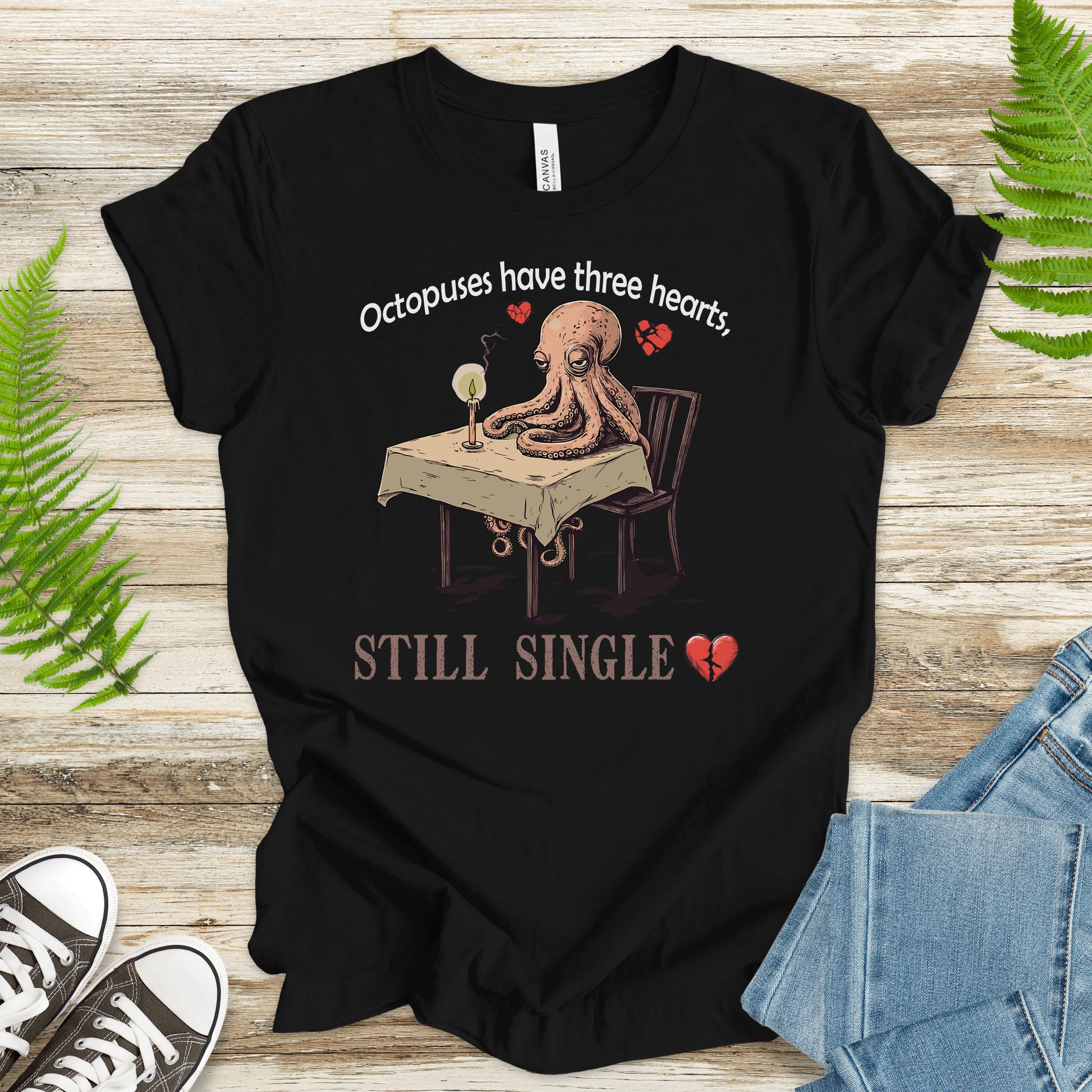 Lonely Hearts Club: The Single Octopus T-Shirt - TShirtree