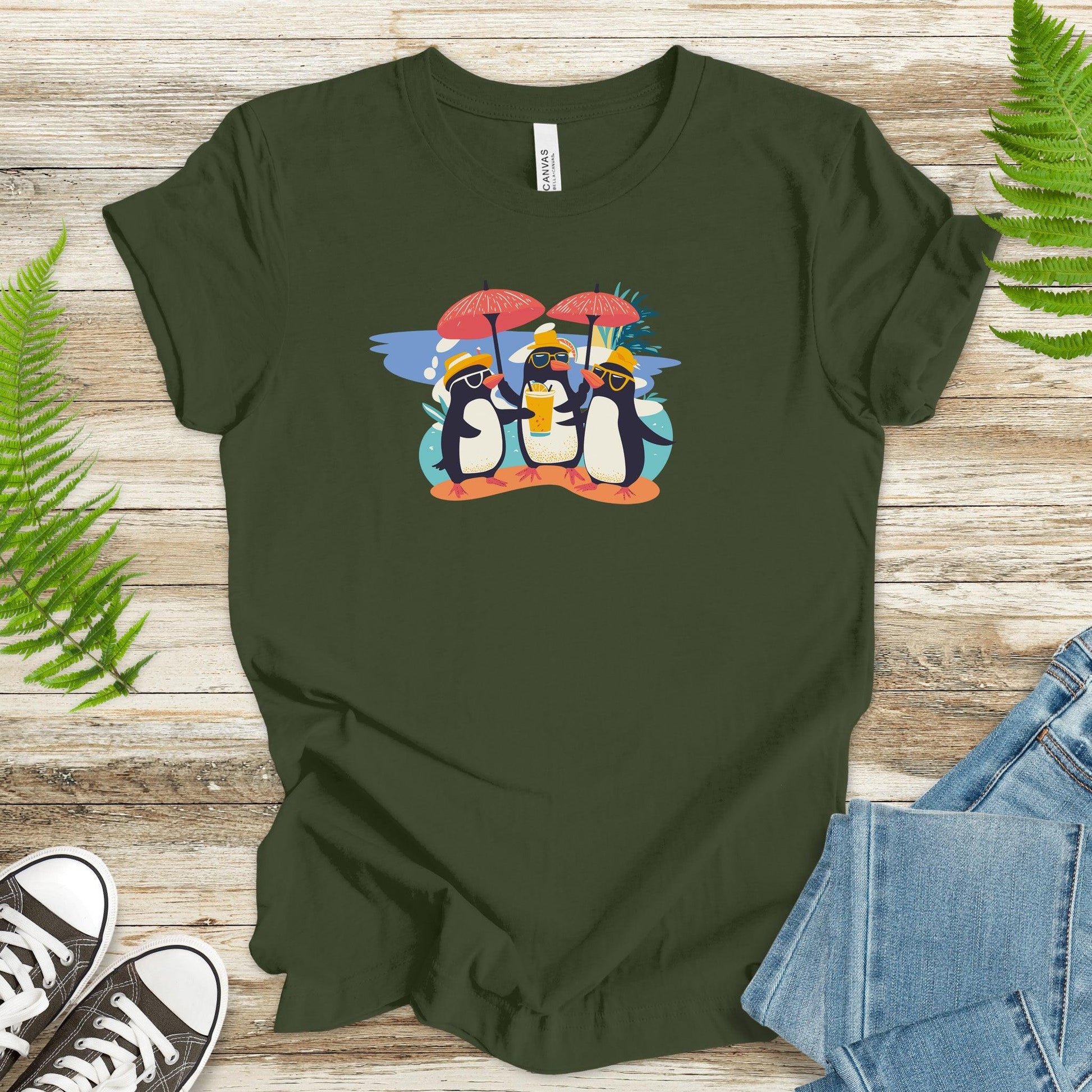 Penguins in a Party T-Shirt – Drinks, Chill, Repeat - TShirtree