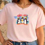 Penguins in a Party T-Shirt – Drinks, Chill, Repeat