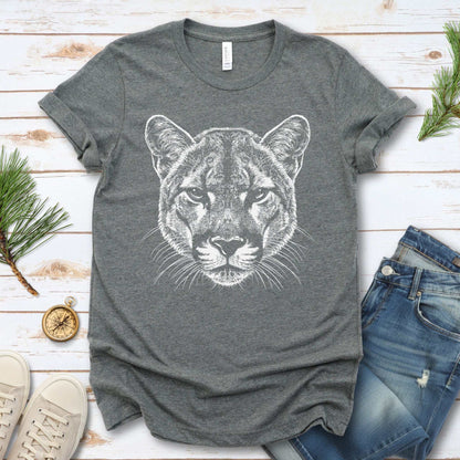 Mountain Lion Spirit Animal T-Shirt – Wild Soul Energy