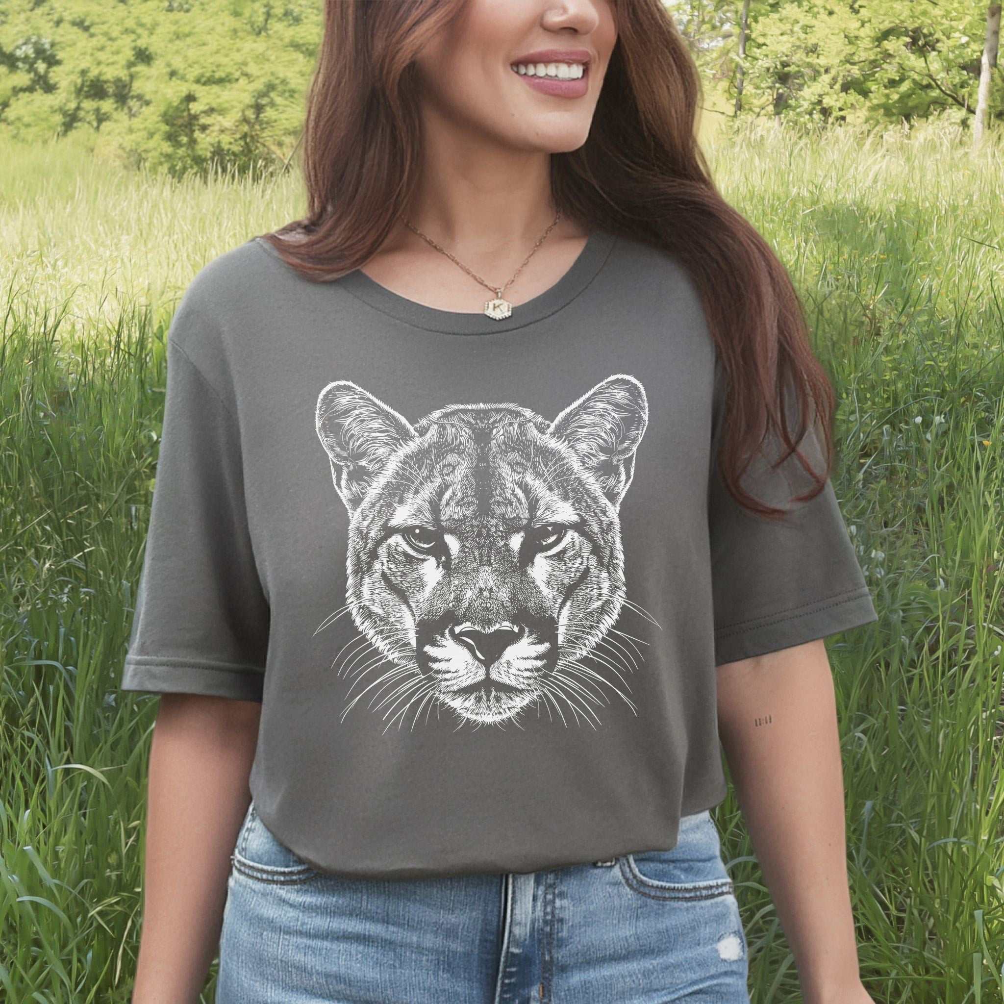 Mountain Lion Spirit Animal T-Shirt – Wild Soul Energy