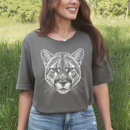 Mountain Lion Spirit Animal T-Shirt – Wild Soul Energy