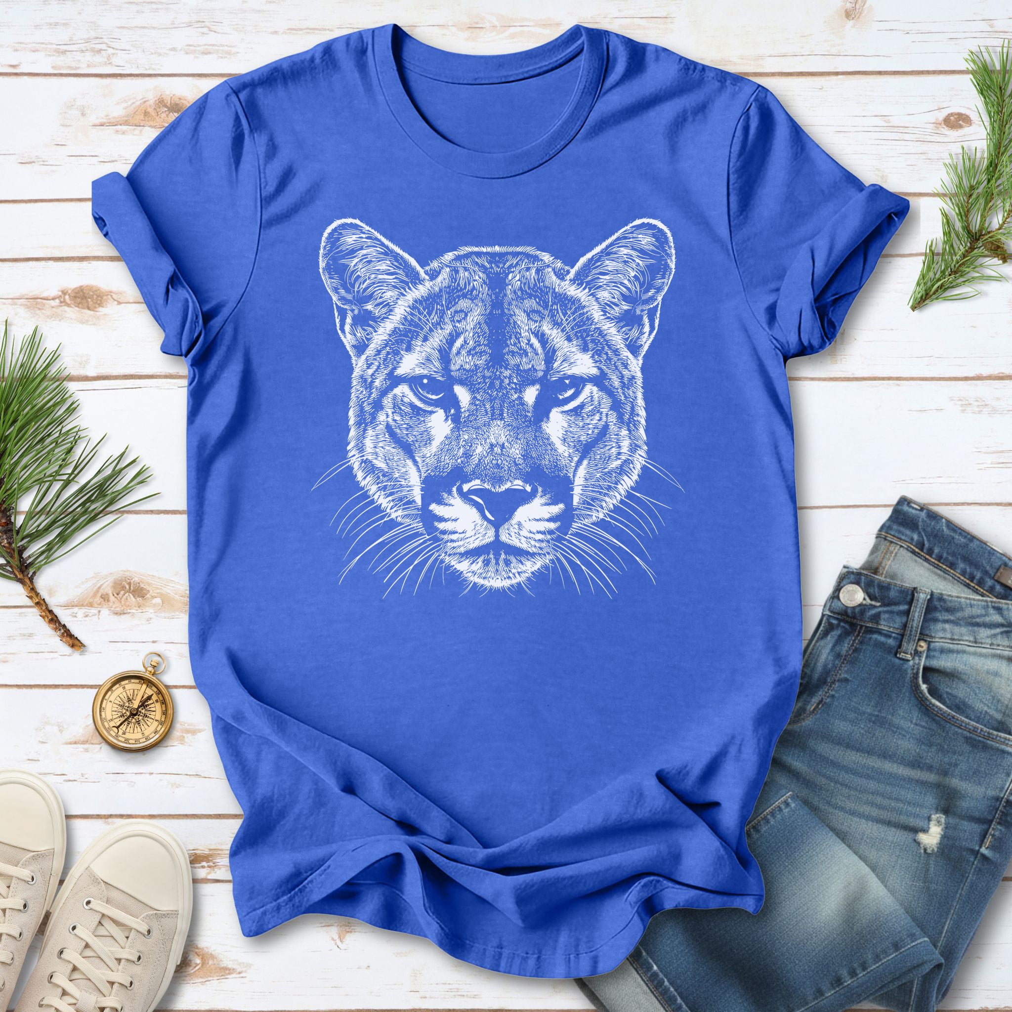 Mountain Lion Spirit Animal T-Shirt – Wild Soul Energy