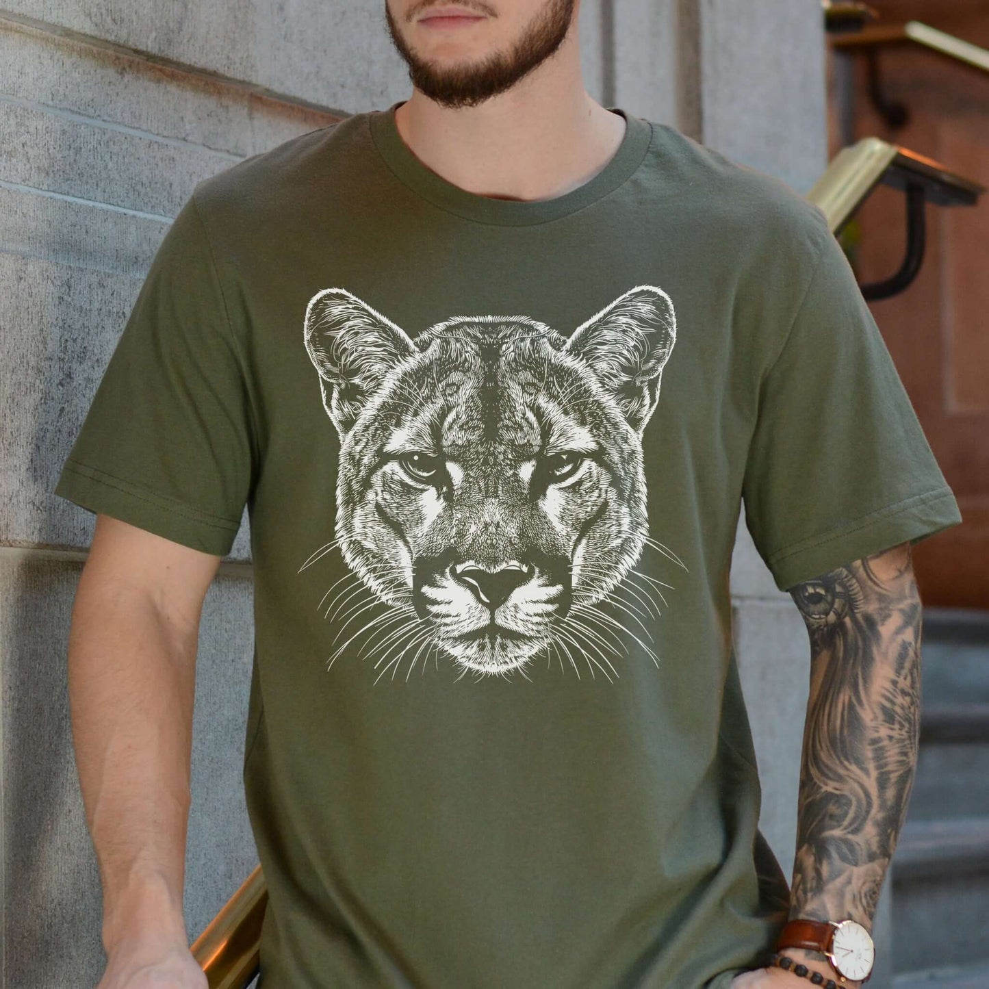 Mountain Lion Spirit Animal T-Shirt – Wild Soul Energy