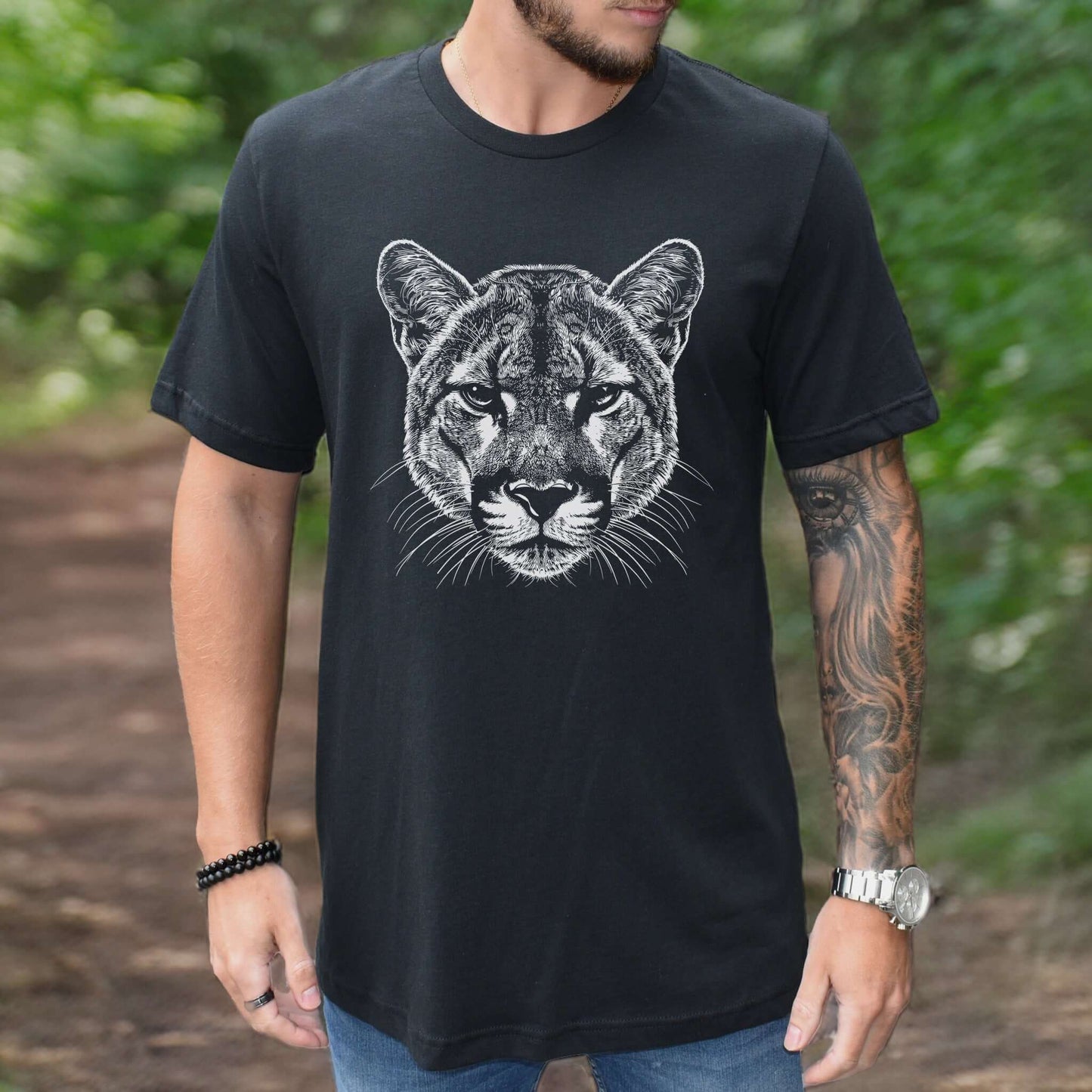 Mountain Lion Spirit Animal T-Shirt – Wild Soul Energy