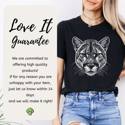 Mountain Lion Spirit Animal T-Shirt – Wild Soul Energy