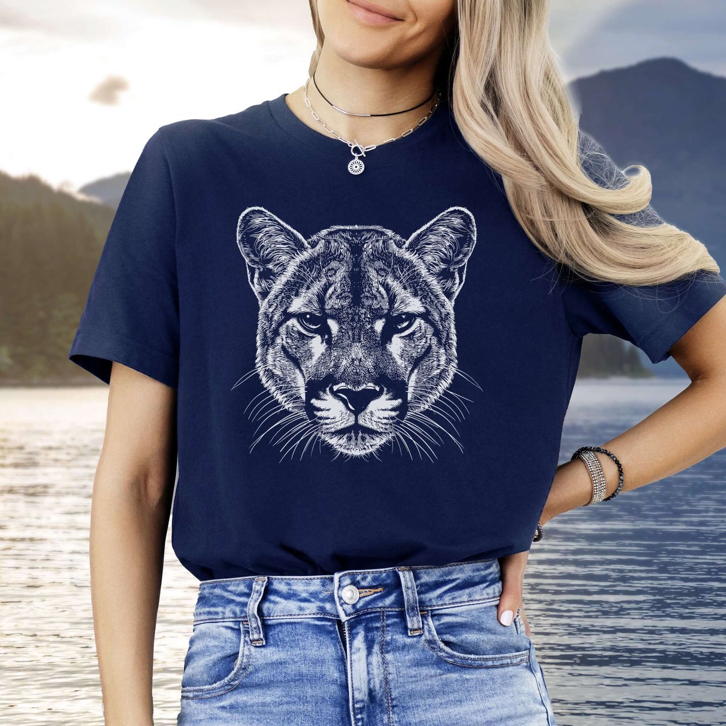 Mountain Lion Spirit Animal T-Shirt – Wild Soul Energy