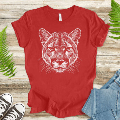 Mountain Lion Spirit Animal T-Shirt – Wild Soul Energy