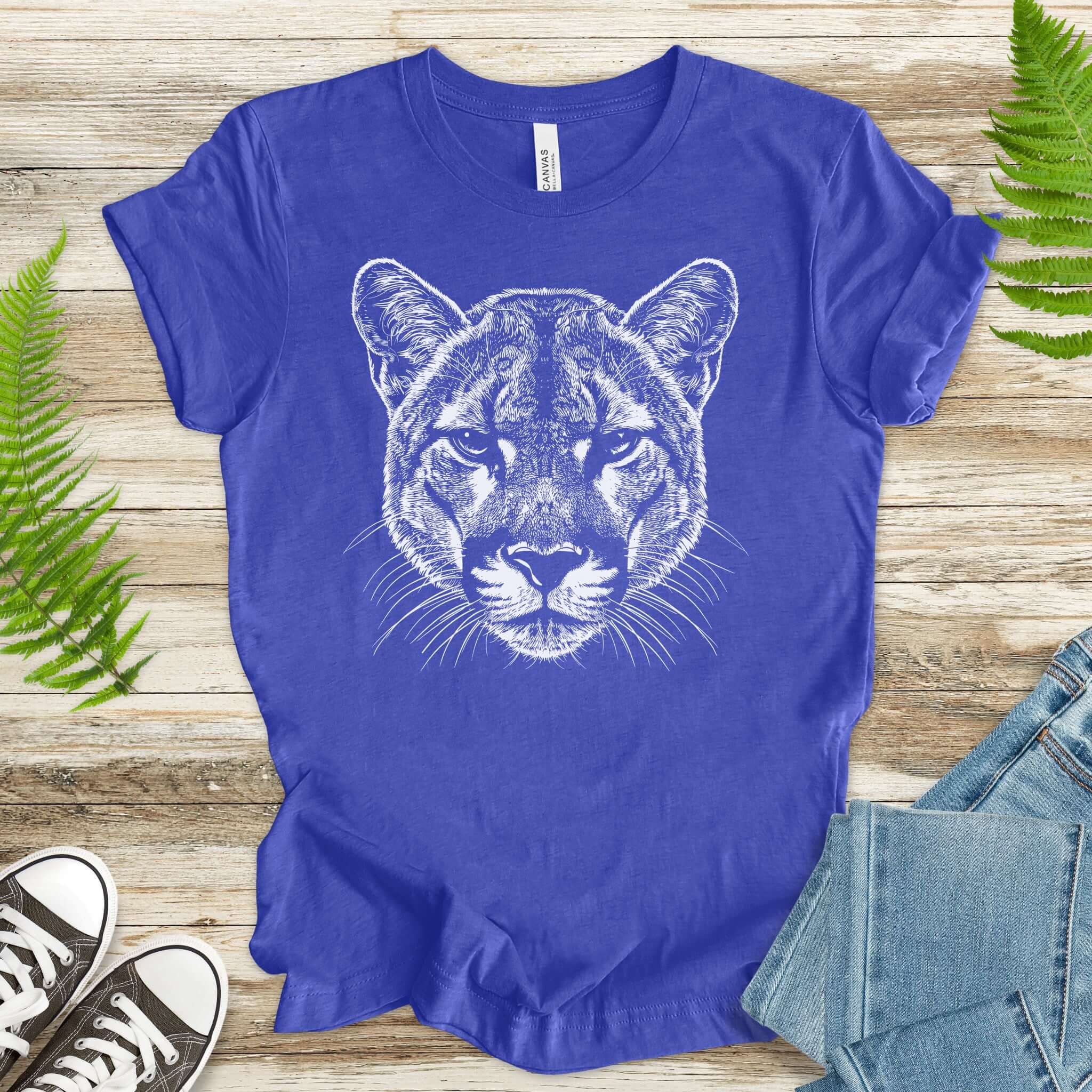 Mountain Lion Spirit Animal T-Shirt – Wild Soul Energy