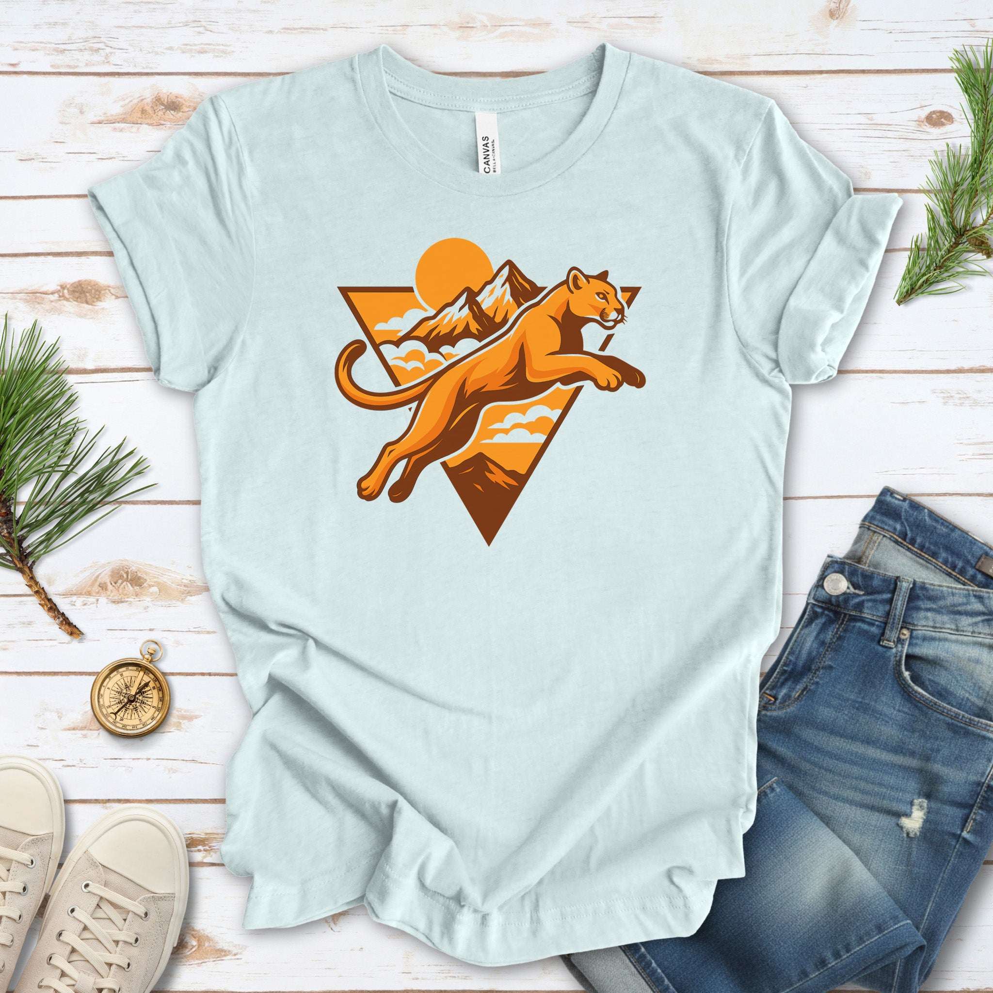 Puma Mountain Leap Wildlife Adventure T-Shirt