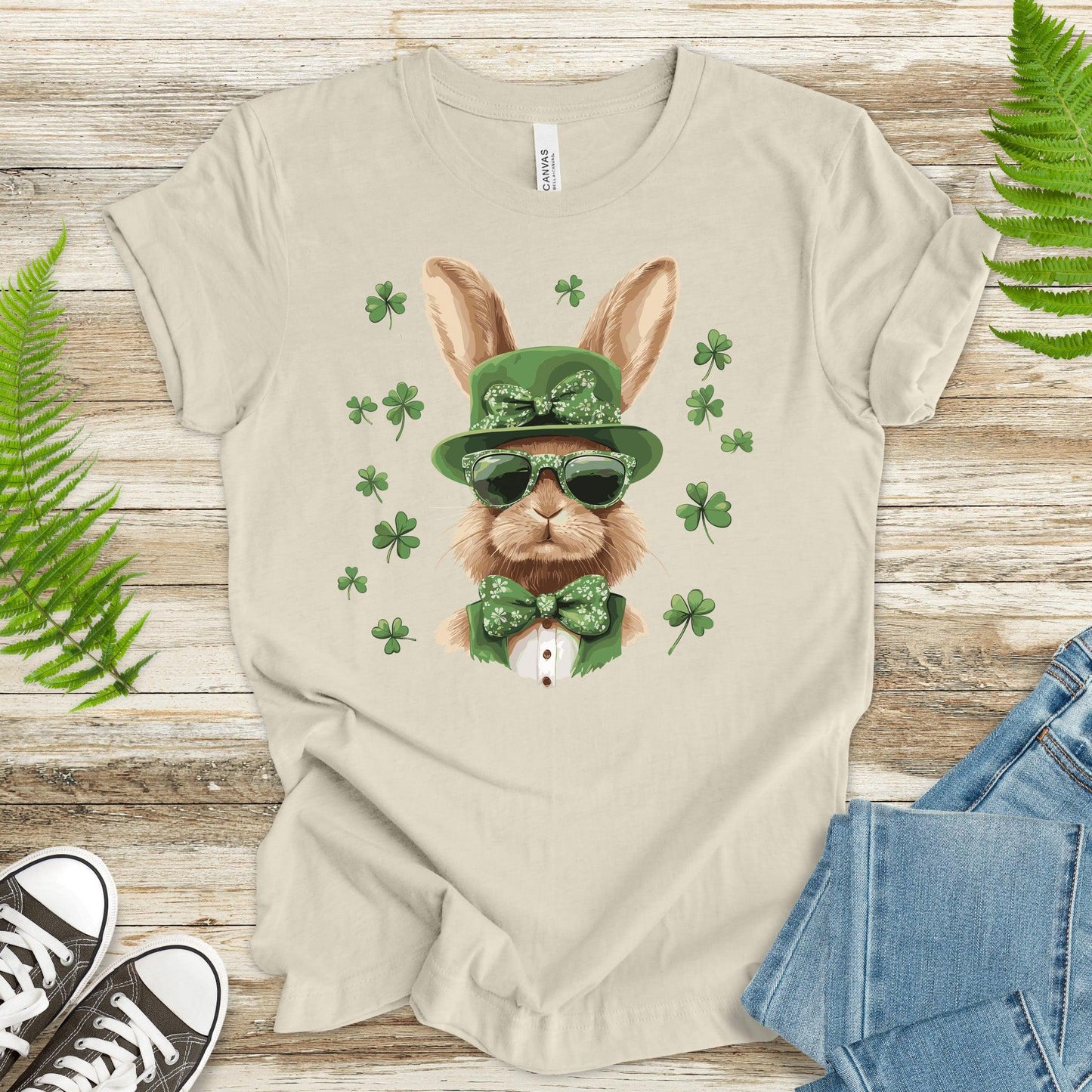 Hare of the Irish: Cool St. Paddy’s Bunny T-Shirt - TShirtree