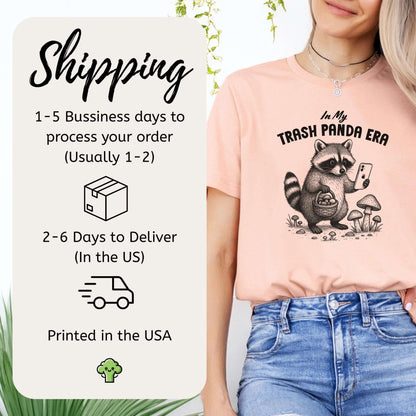 Funny Trash Panda Raccoon Shirt – Meme Tee for Raccoon Lovers