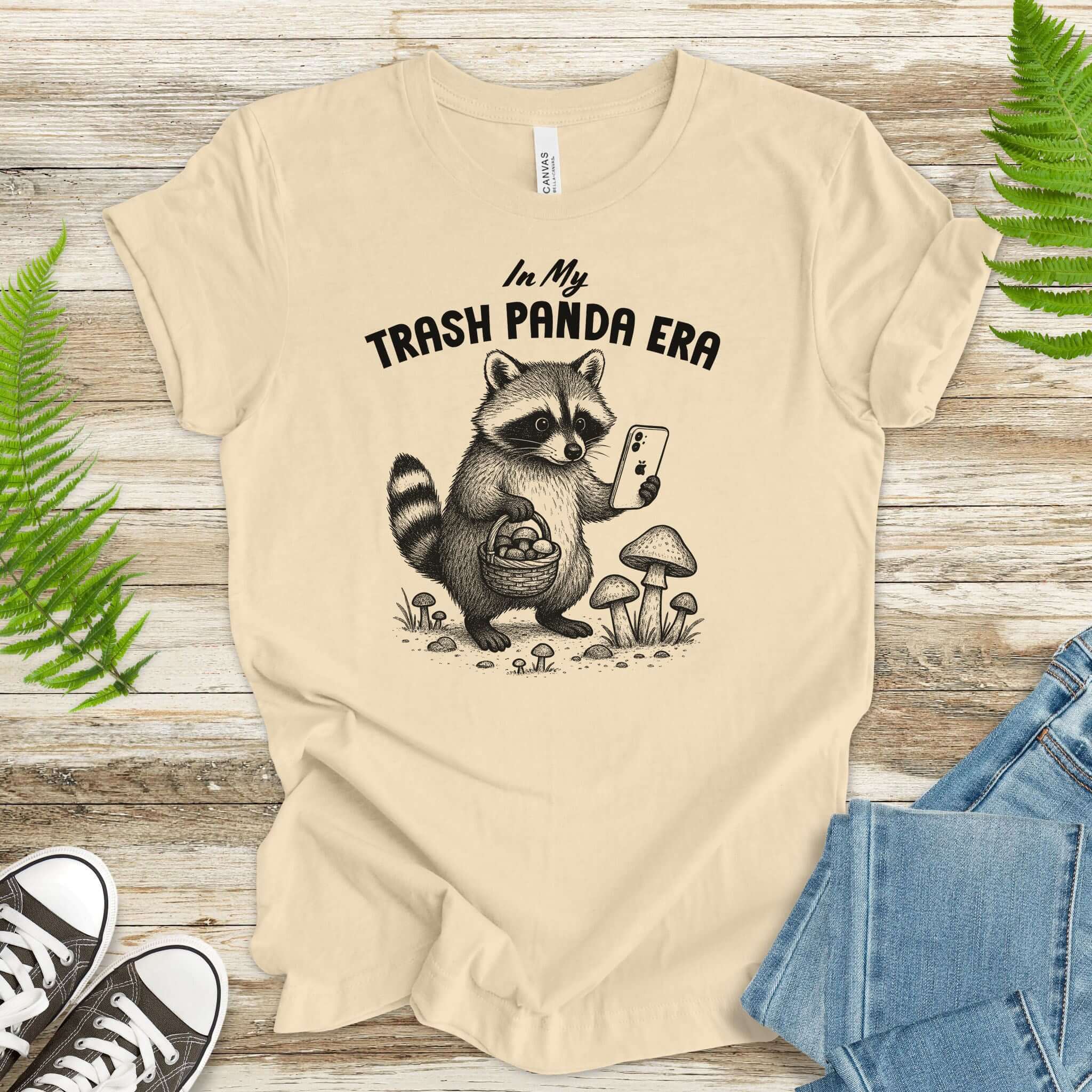 Funny Trash Panda Raccoon Shirt – Meme Tee for Raccoon Lovers